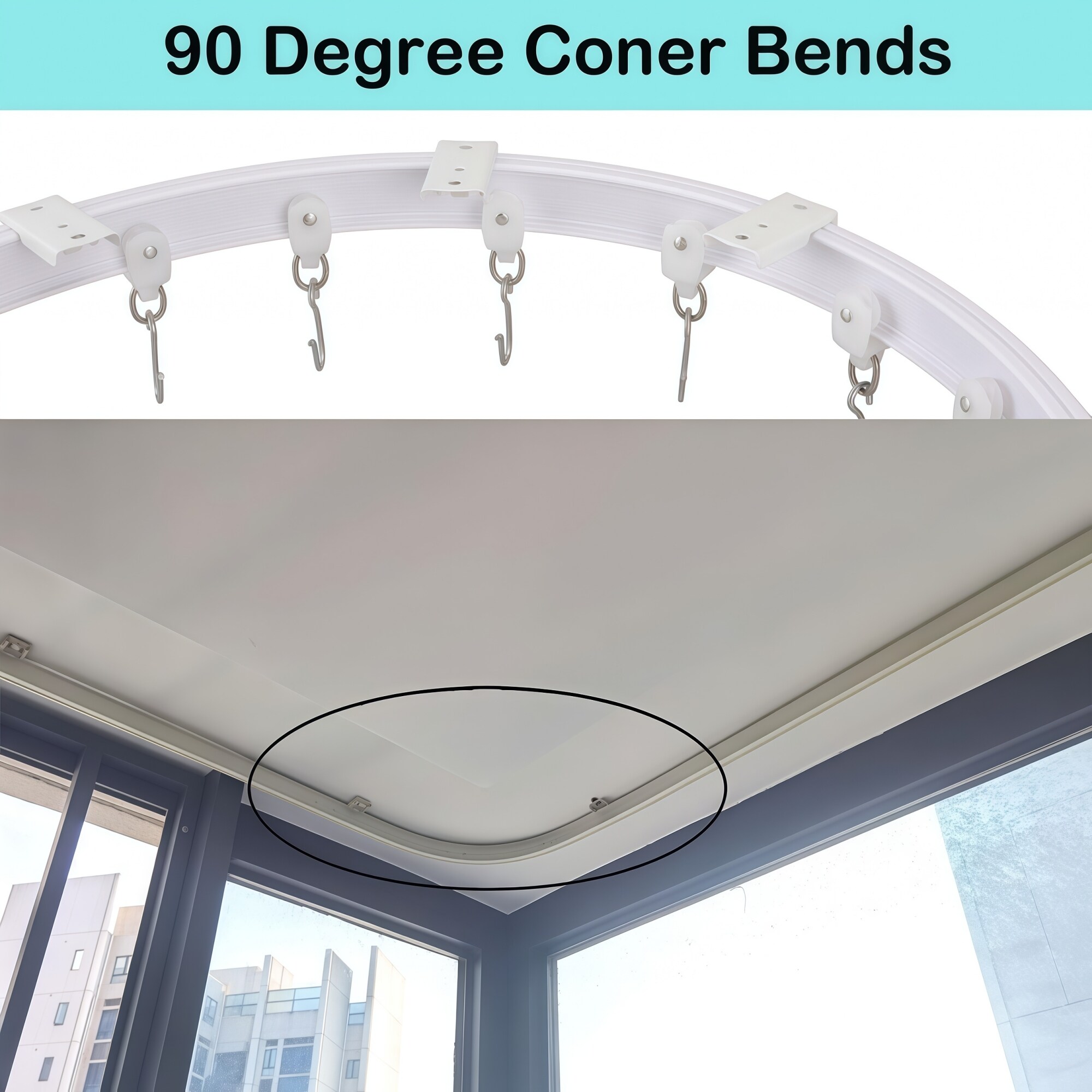 Numhew NHWILL45539 Curtain-Rods - View #4