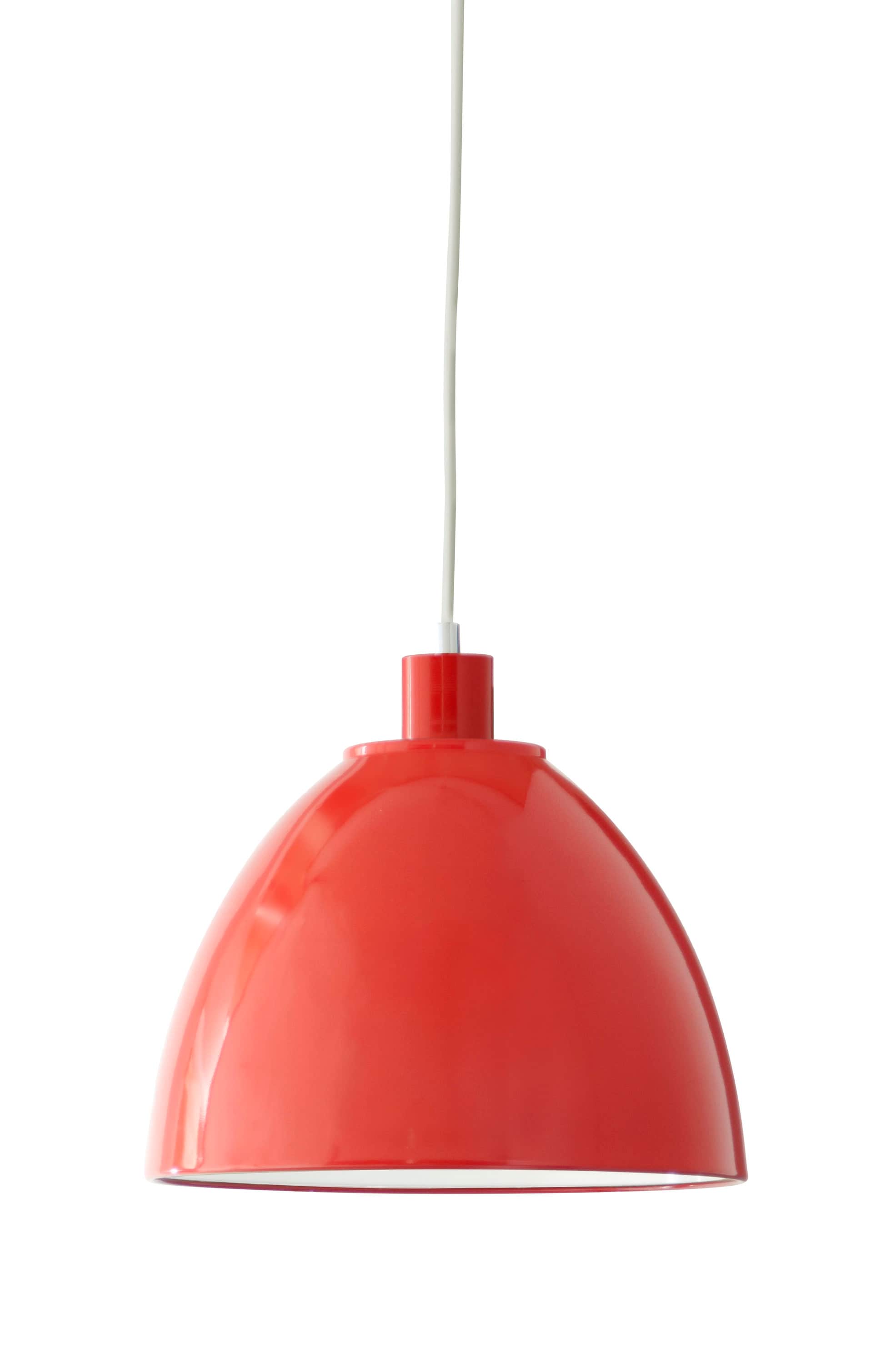 Style Selections 18251-000 Red Transitional Pendant Light