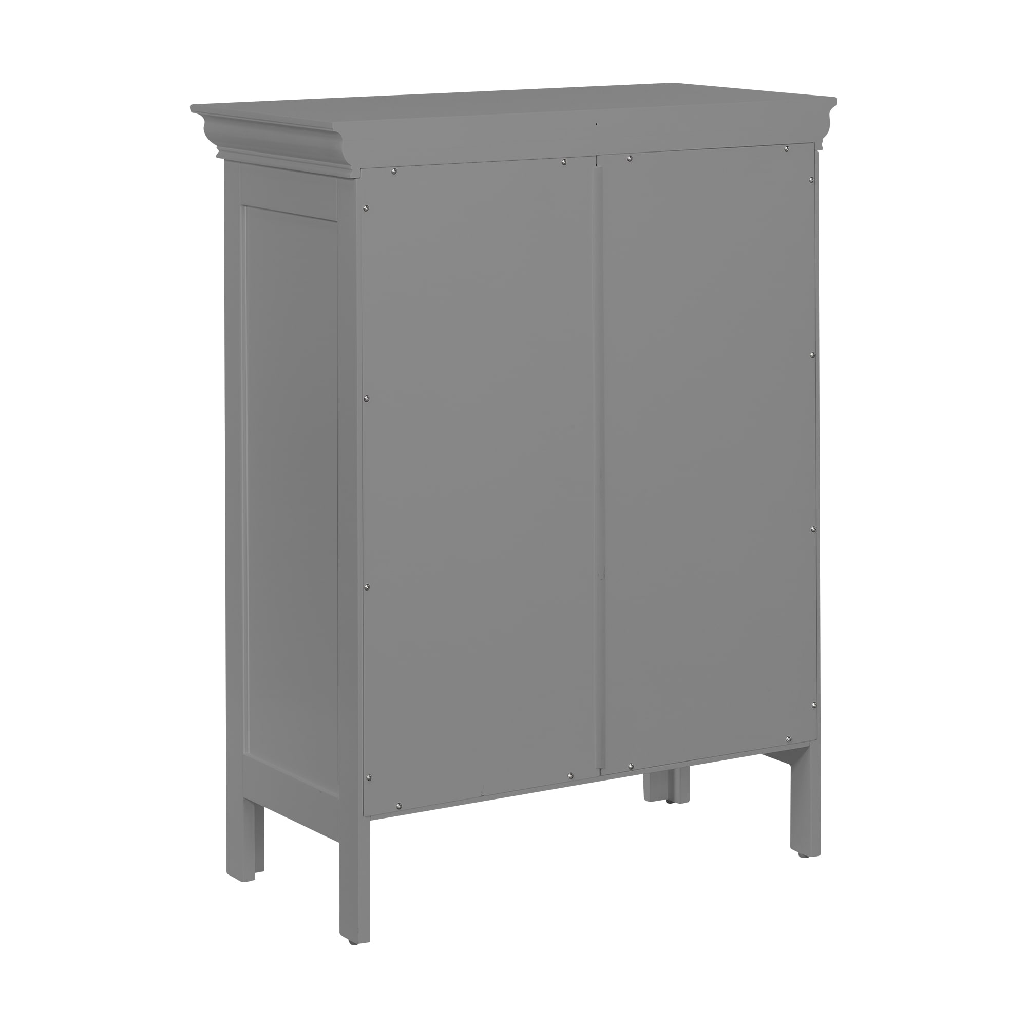 Teamson Home Stratford 26-in x 34.5-in x 13-in Gray Freestanding Linen ...