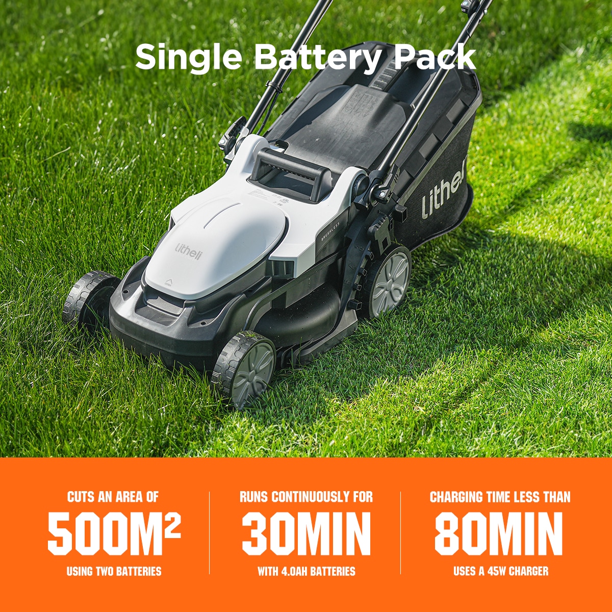 Litheli U20LM01-0A120 Cordless-Elec-Push-Mowers - View #3