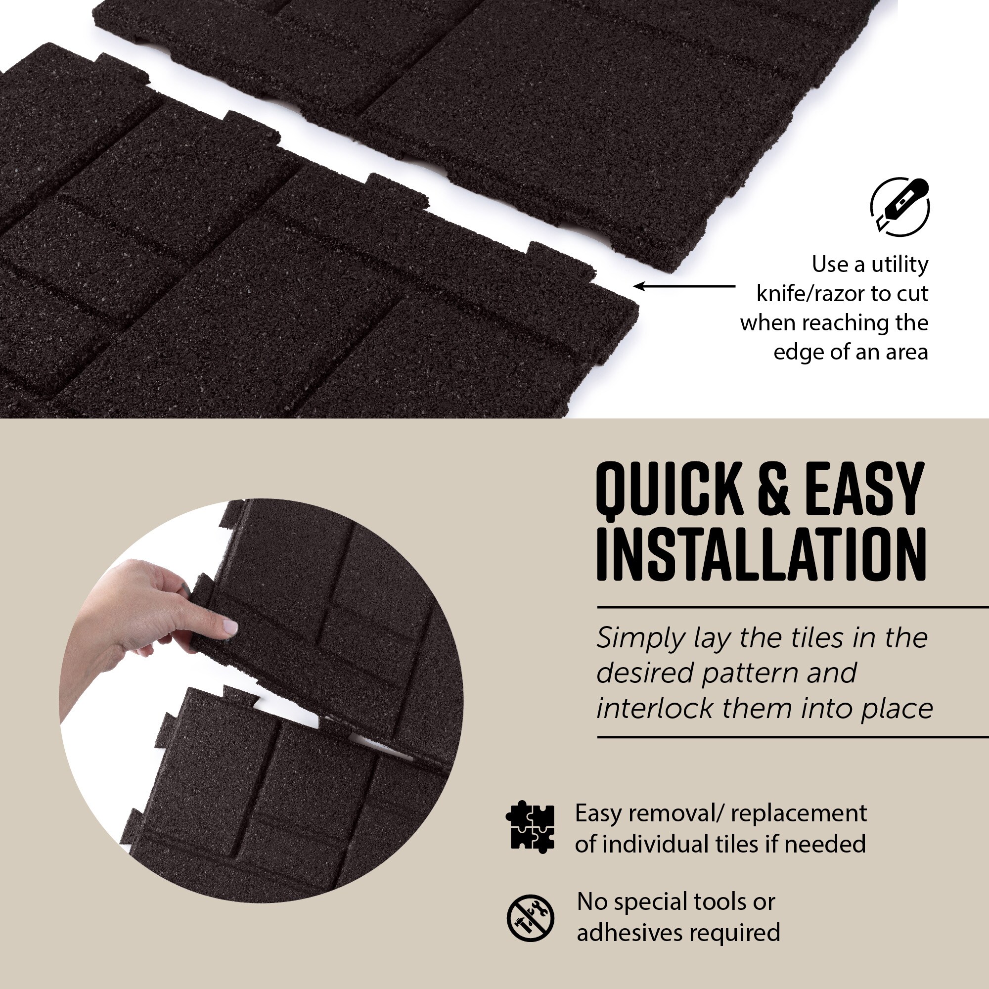 GroundSmart DCPVSQ16ILBN9 Patio-Stone-Pavers - View #4