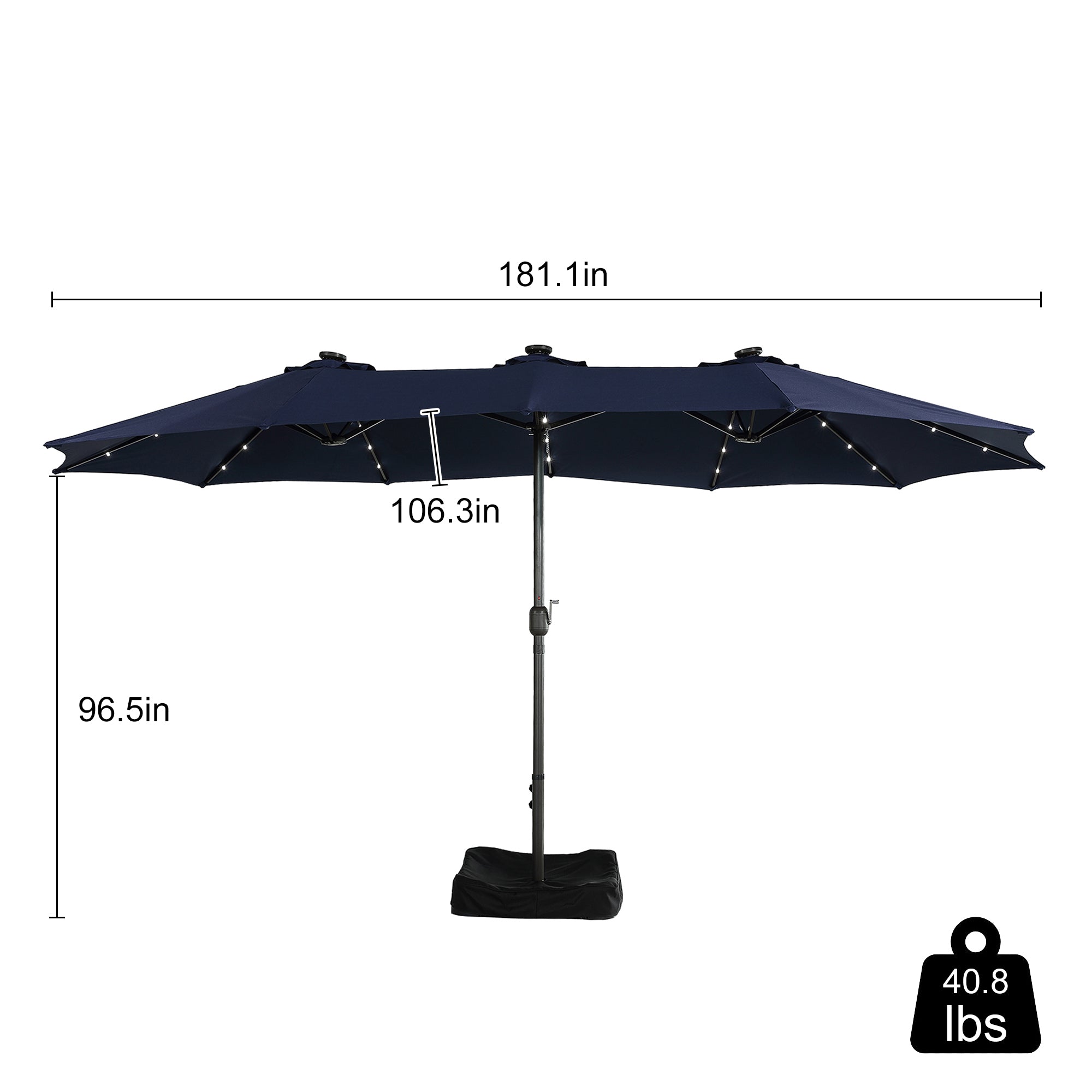 Boyel Living BOHT15LED-NV Umbrellas-2 - View #3