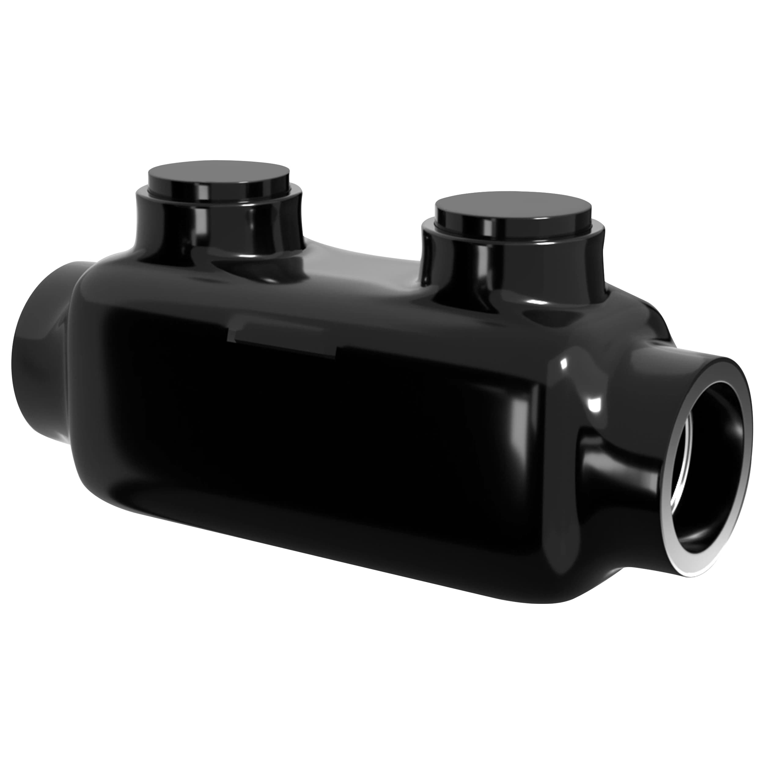 OHLECTRIC Insulated Wire Connector Inline Black Splice for 1/0 14 Wire Range Lugs with 3/16 Hex Screw Pre Filled with Oxide Inhibitor Wire Connectors Electrical Connectors Wire Tap #OL-38493