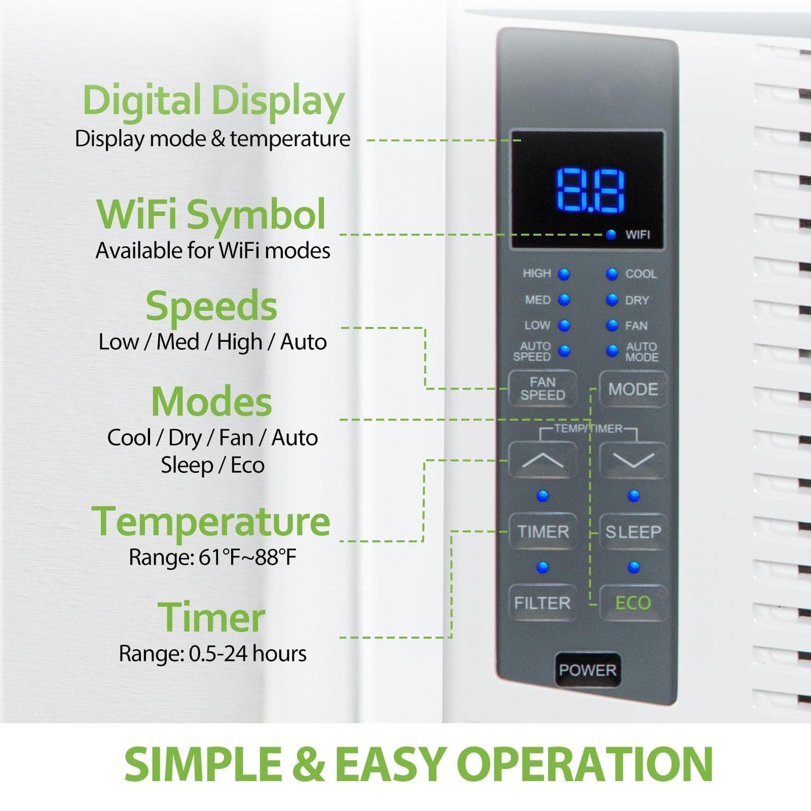 BILT HARD ACB-LW07-BI Window-Air-Conditioners - View #3