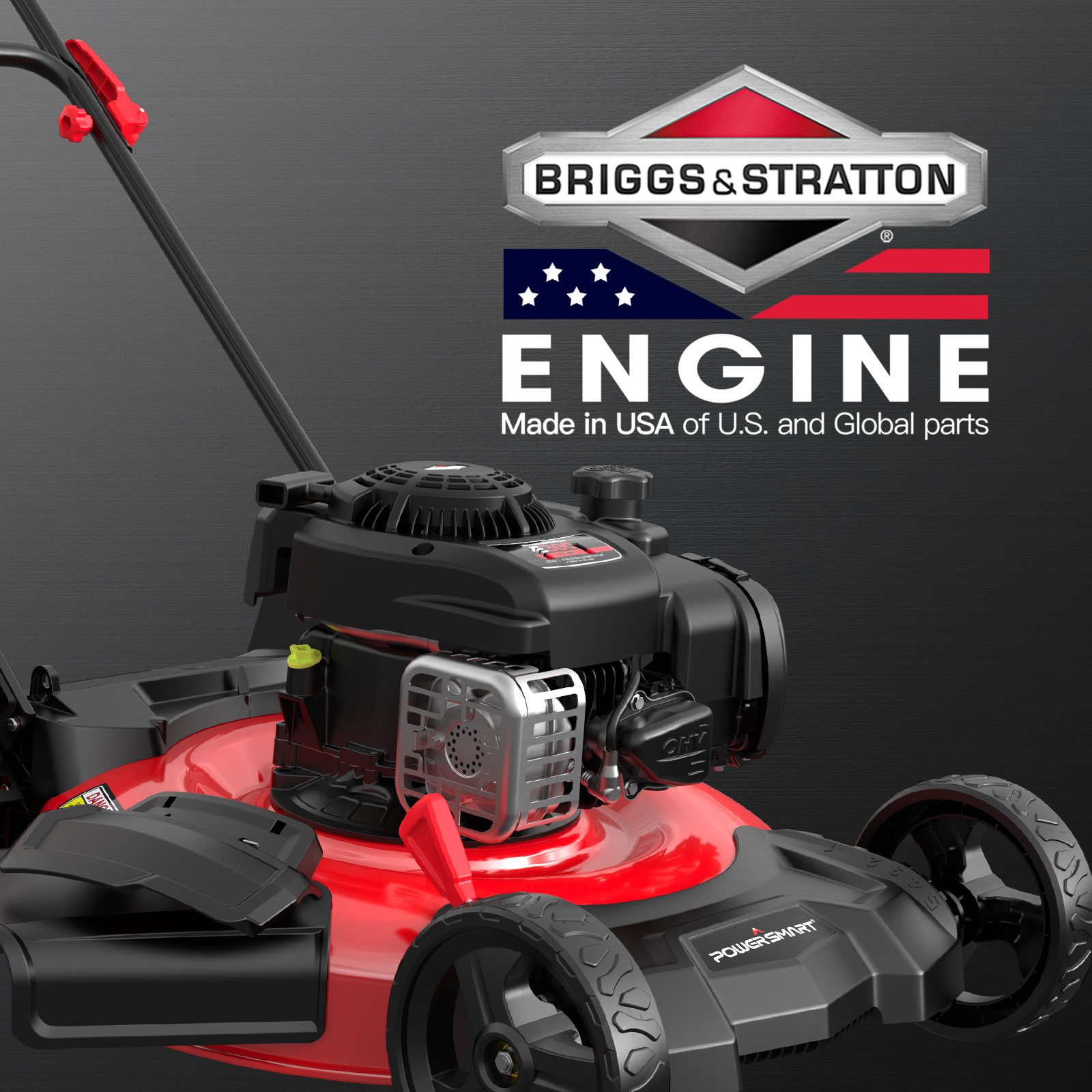 PowerSmart B8621C Gas-Walk-Behind-Mowers - View #4