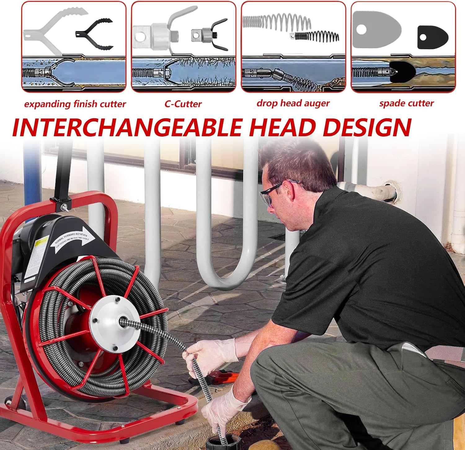 Der Rose GWPHO-0ZKOPFVE Drain-Cleaning-Tools - View #2