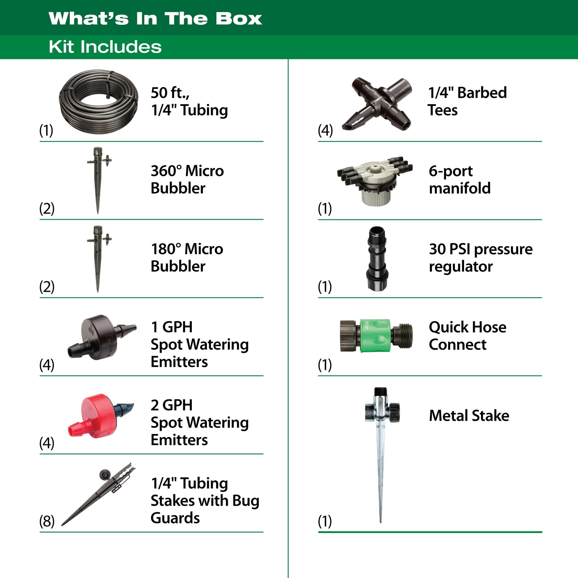 Rain Bird C06310L Drip-Irrigation-Kits - View #2