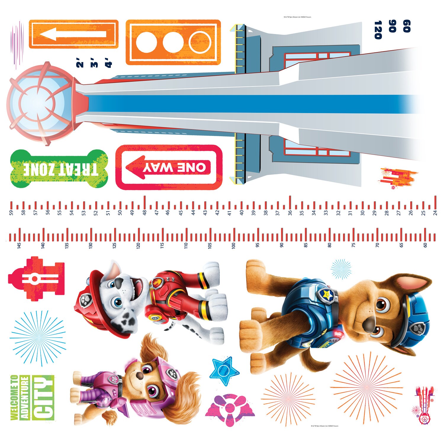 Paw Patrol: Zuma Minis - Officially Licensed Nickelodeon Removable Adhesive  Decal