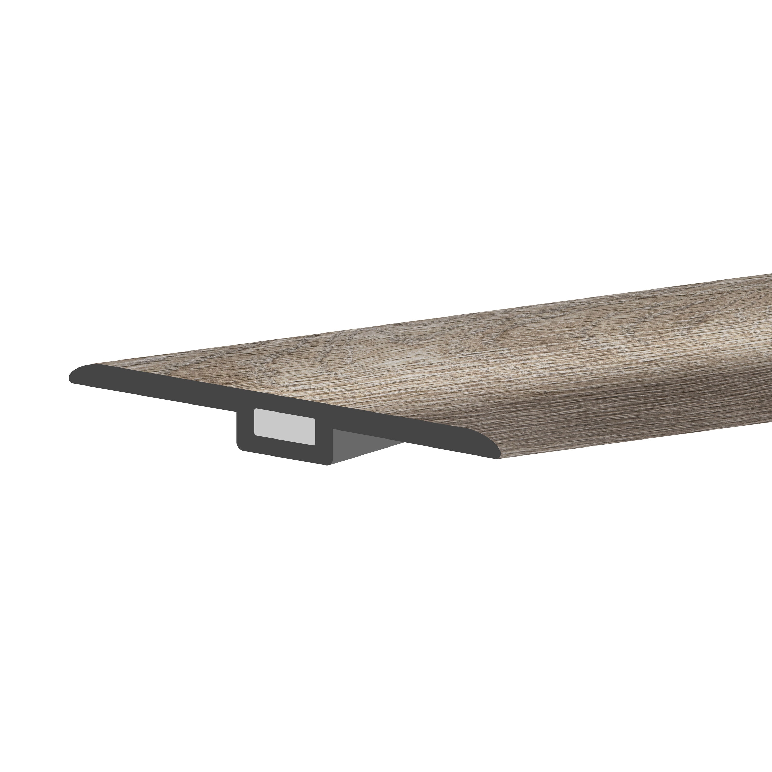 Lucida USA TC-802TM MaxCore Pro T-moulding Stormcloud 0.27-in T x 1.75-in W x 48-in L Vinyl T-moulding