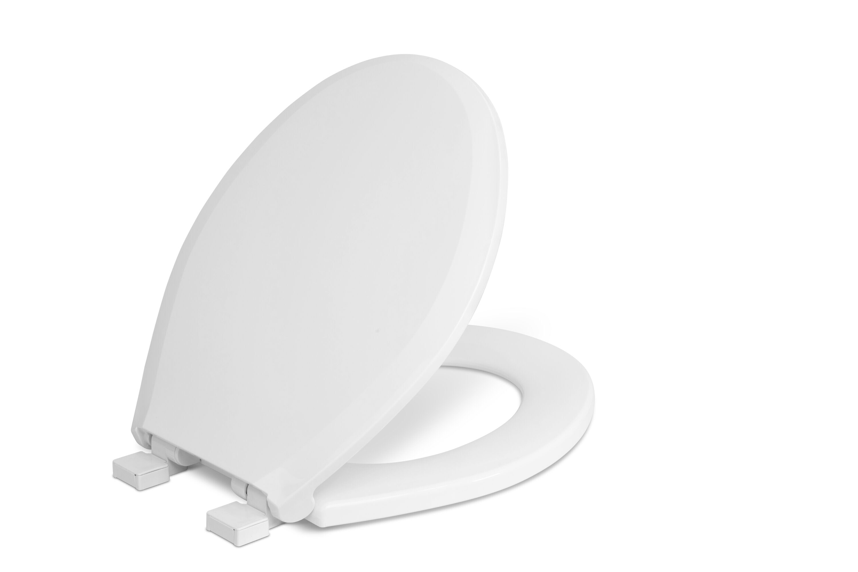 Centoco DS3700SCLC-001 Plastic White Round Soft Close Toilet Seat
