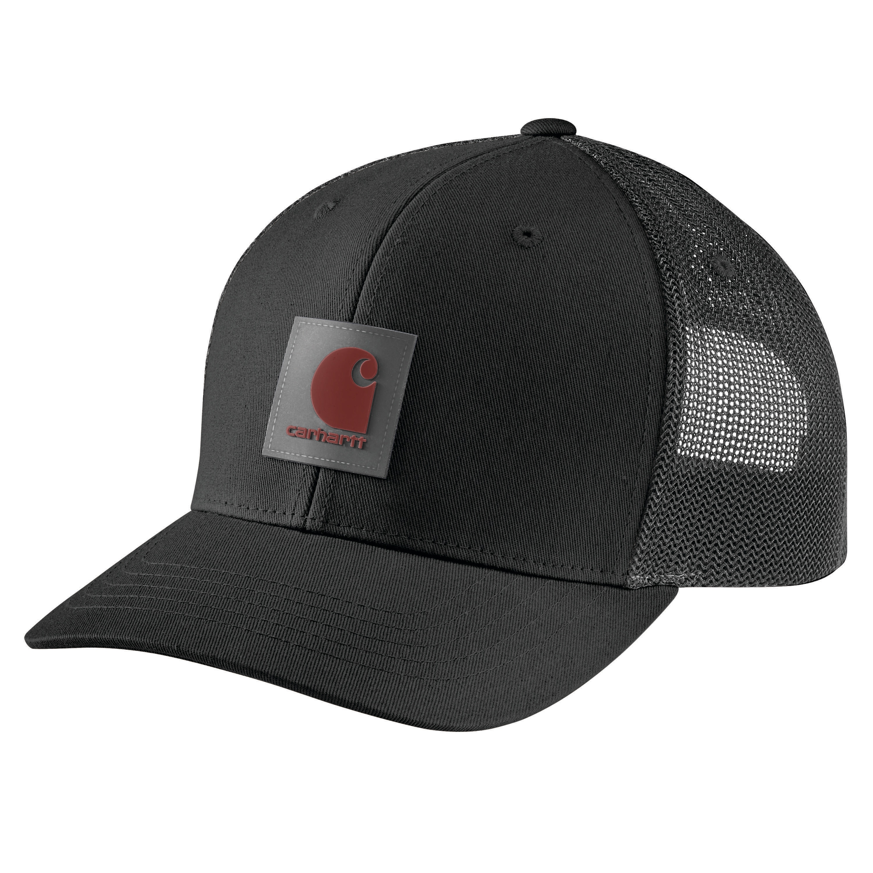 Carhartt Men\'s Black Cotton Baseball Cap in the Hats department at | Flex Caps
