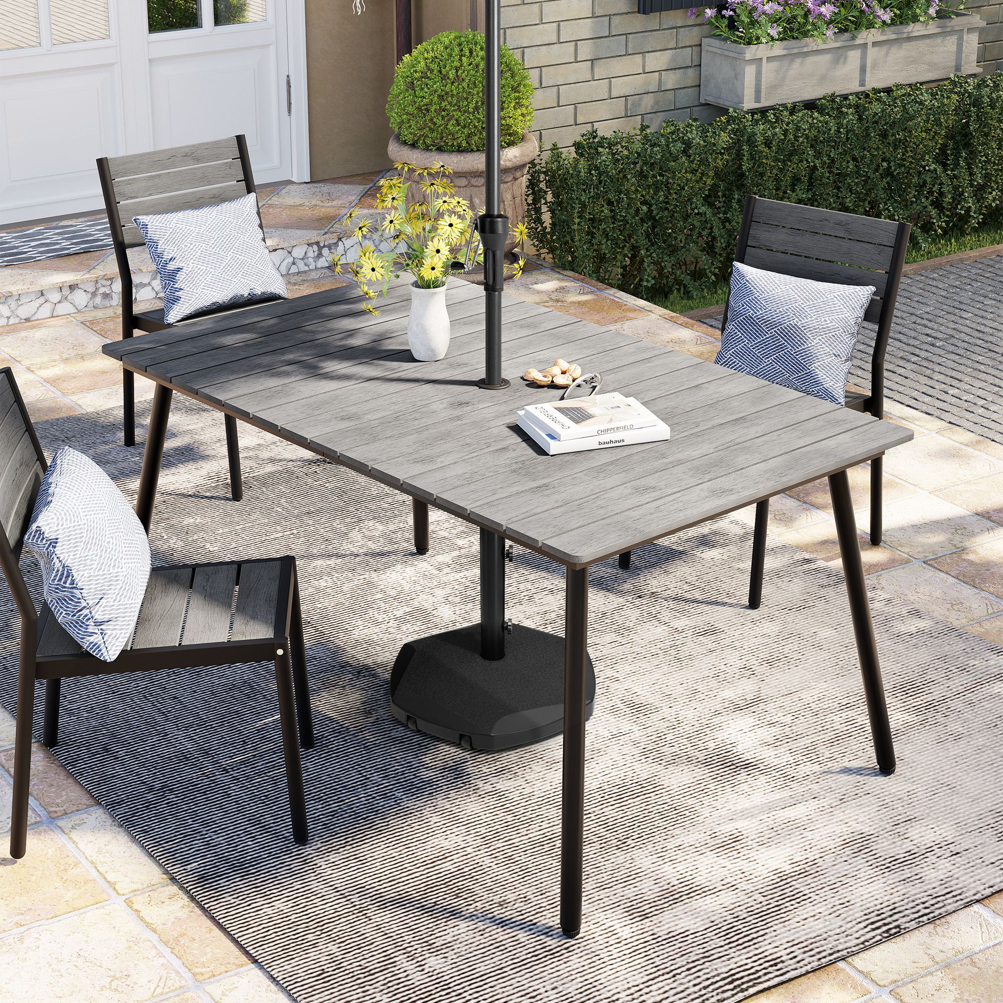 Pellebant PB-TB012GRY150 Patio-Tables - View #2