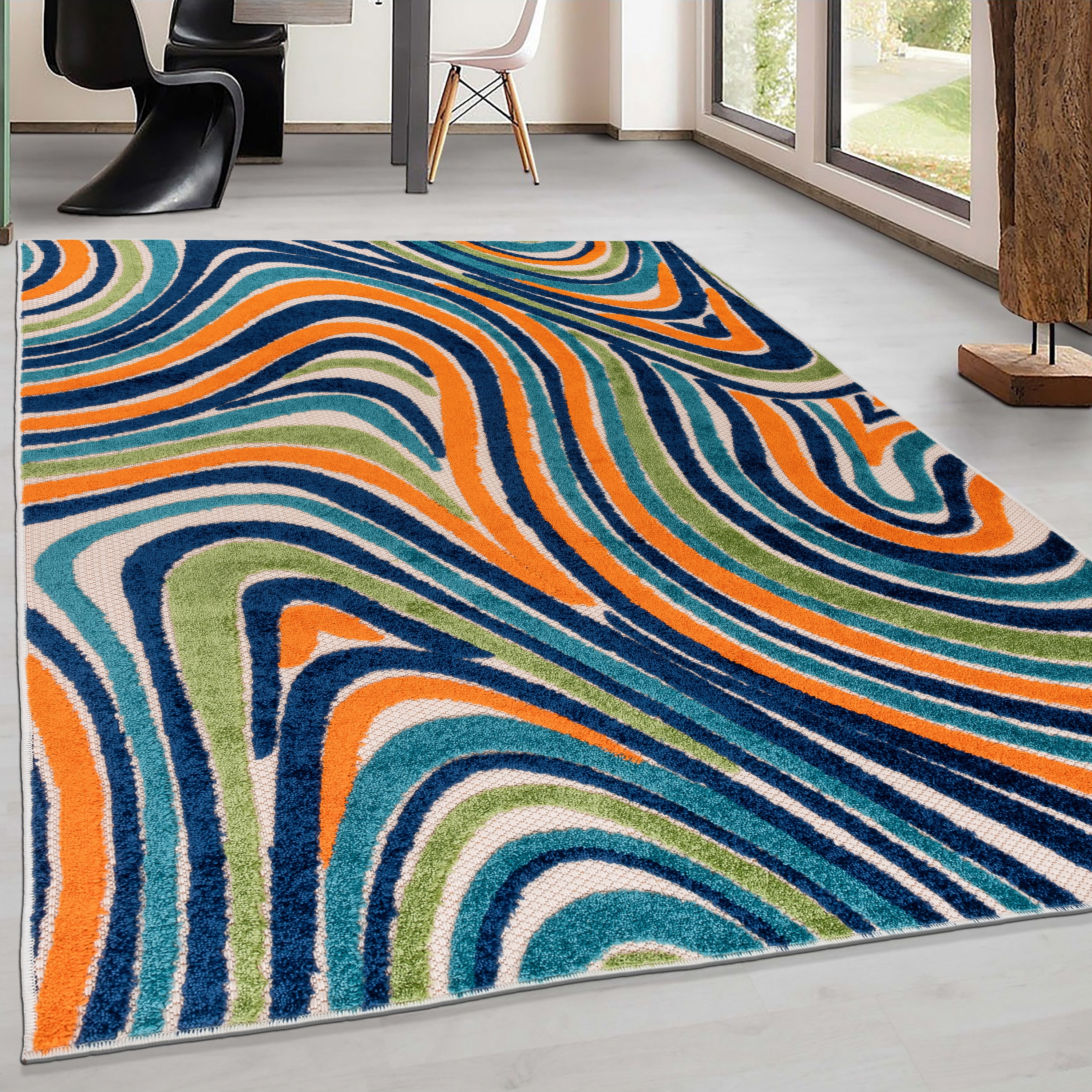 World Rug Gallery 8010MULTI5X7 rugs - View #3