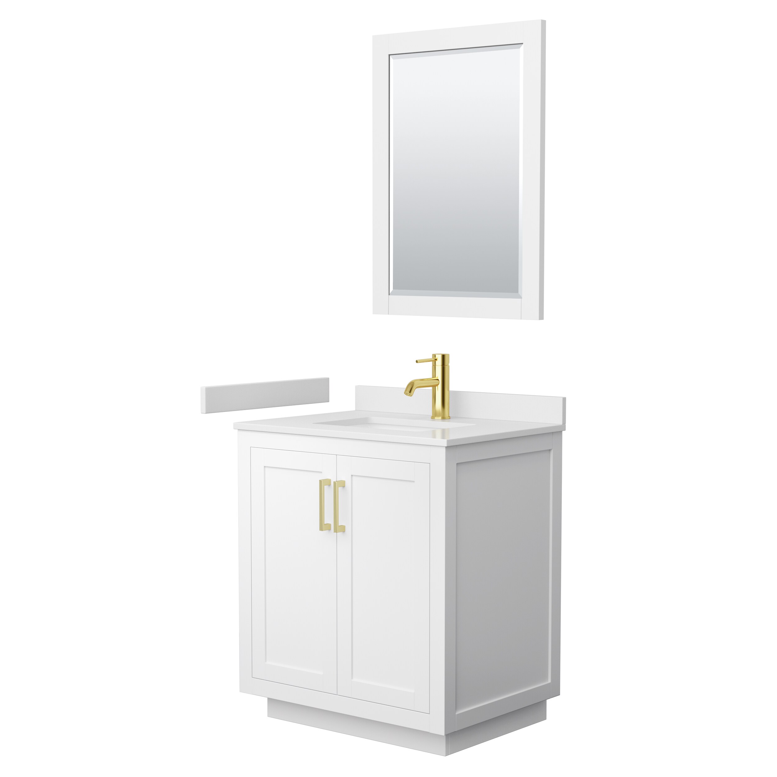 Wyndham Collection WCF292930SWGWCUNSM24 Bath-Vanity-Combo - View #2
