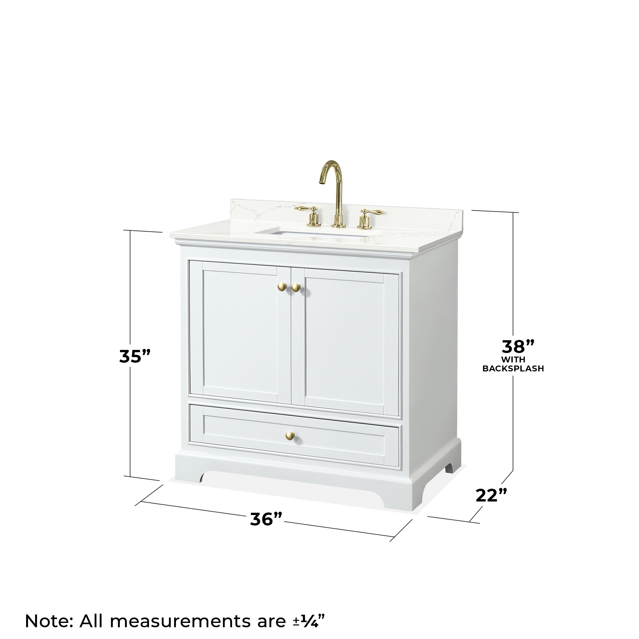 Wyndham Collection WCS202036SWGGTUS3MXX Bath-Vanity-Combo - View #4