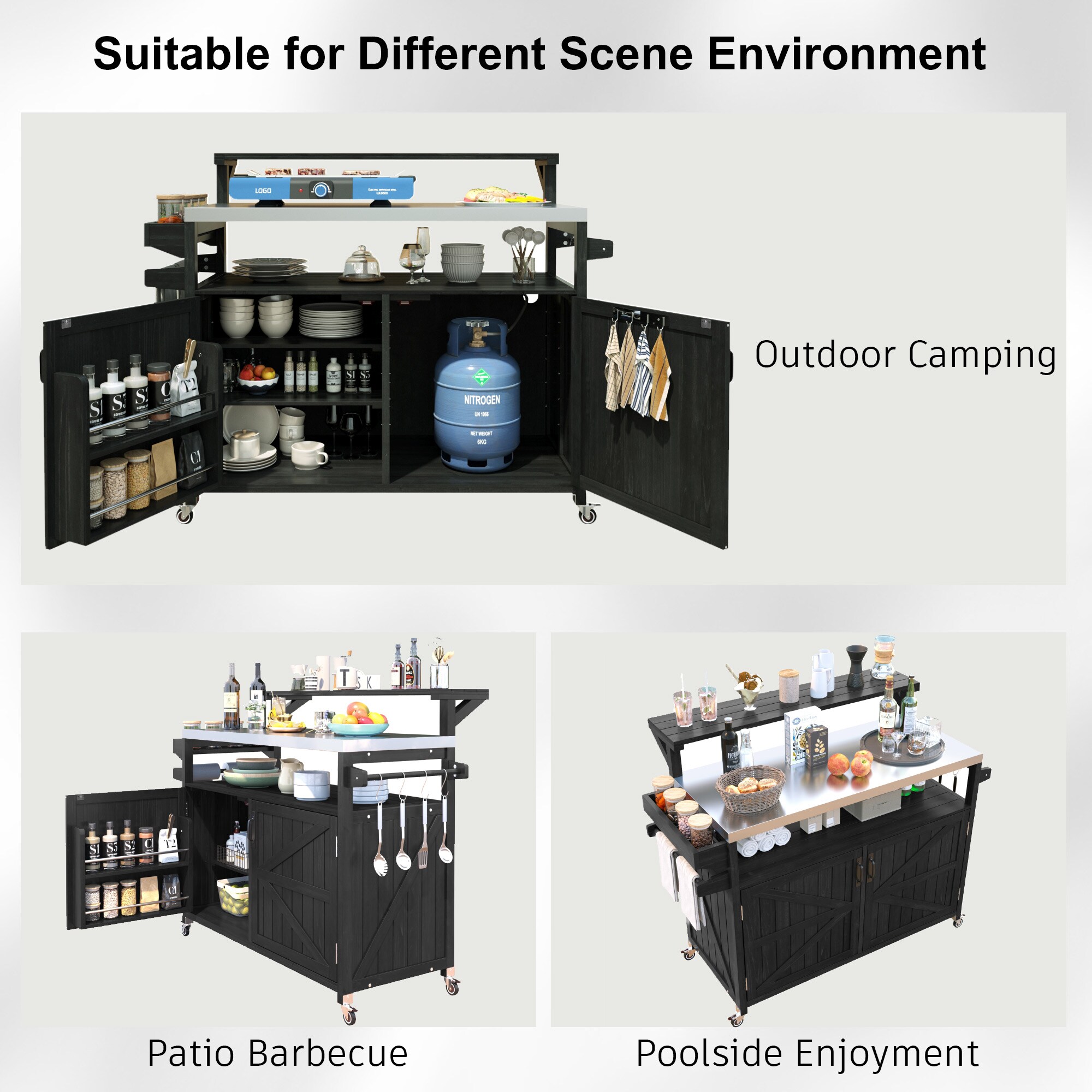 Homy Casa YG250628B Kitchen-Furniture - View #12