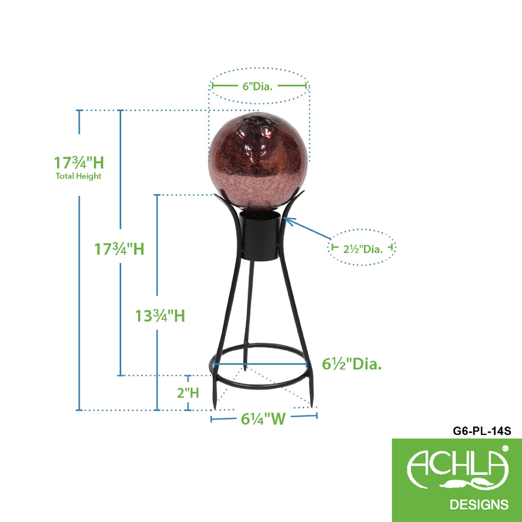 Minuteman International G6-PL-14S Gazing-Ball-Stand - View #3