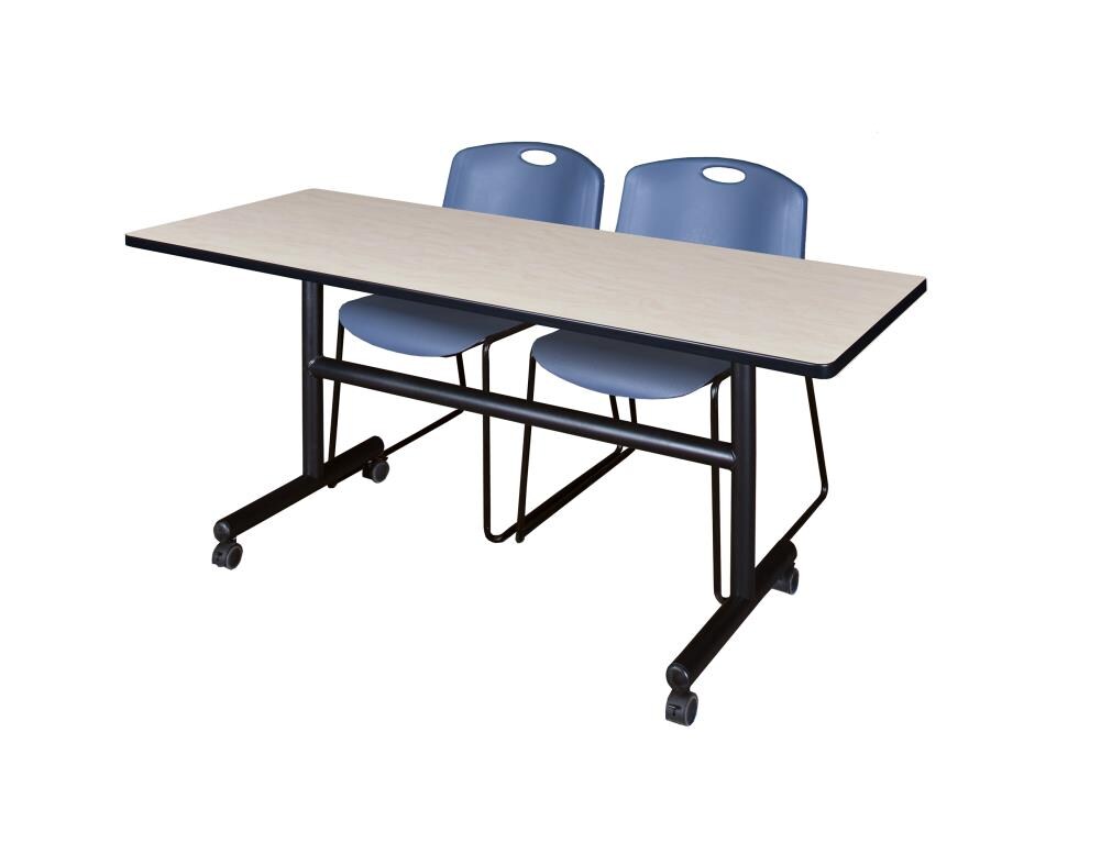 Regency MKFT6024PL44BE Training Off-white 4-Person Training Table (60-in W x 29-in H)