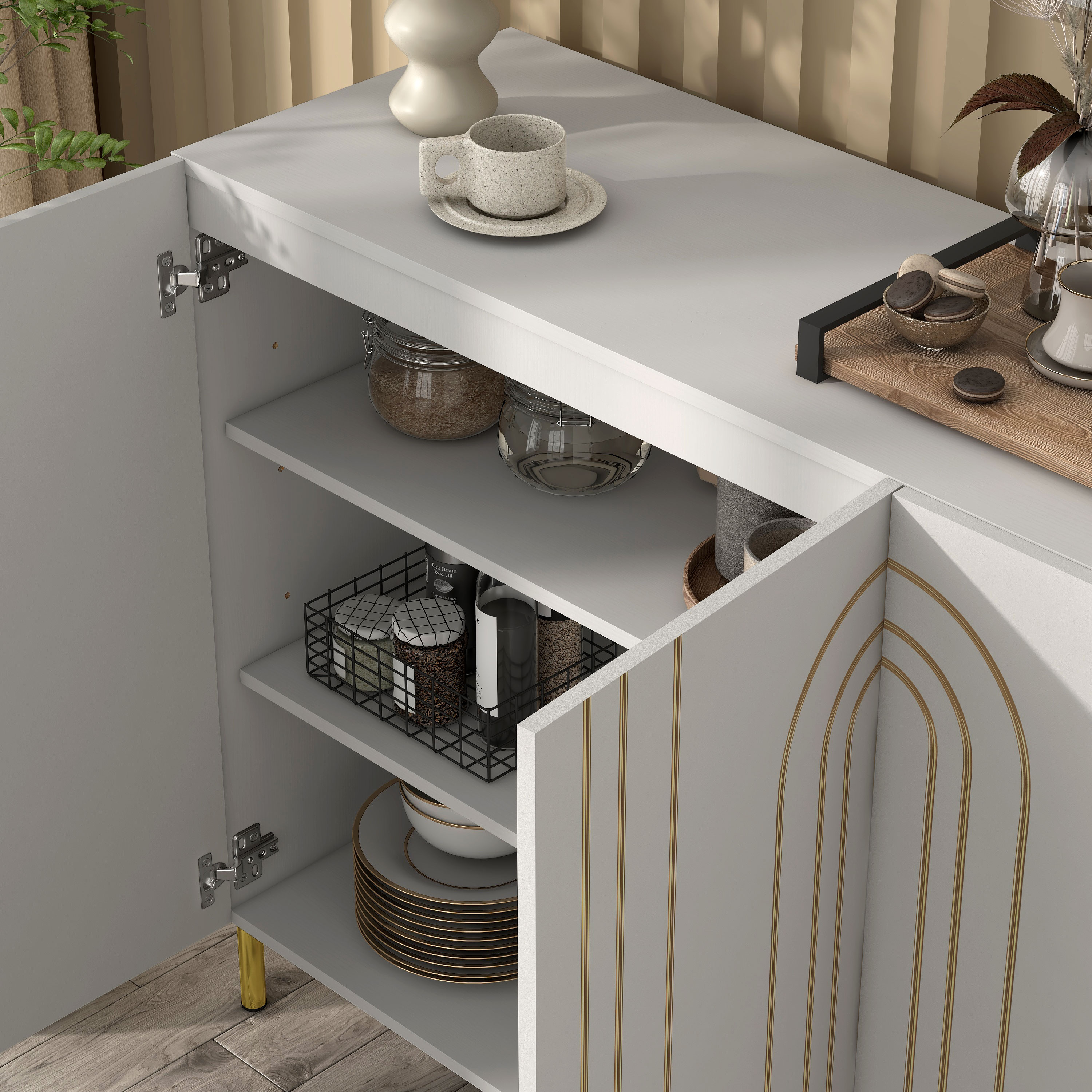 Furniture of America YNJ-2371C2 Dining-Kitchen-Storarge - View #7