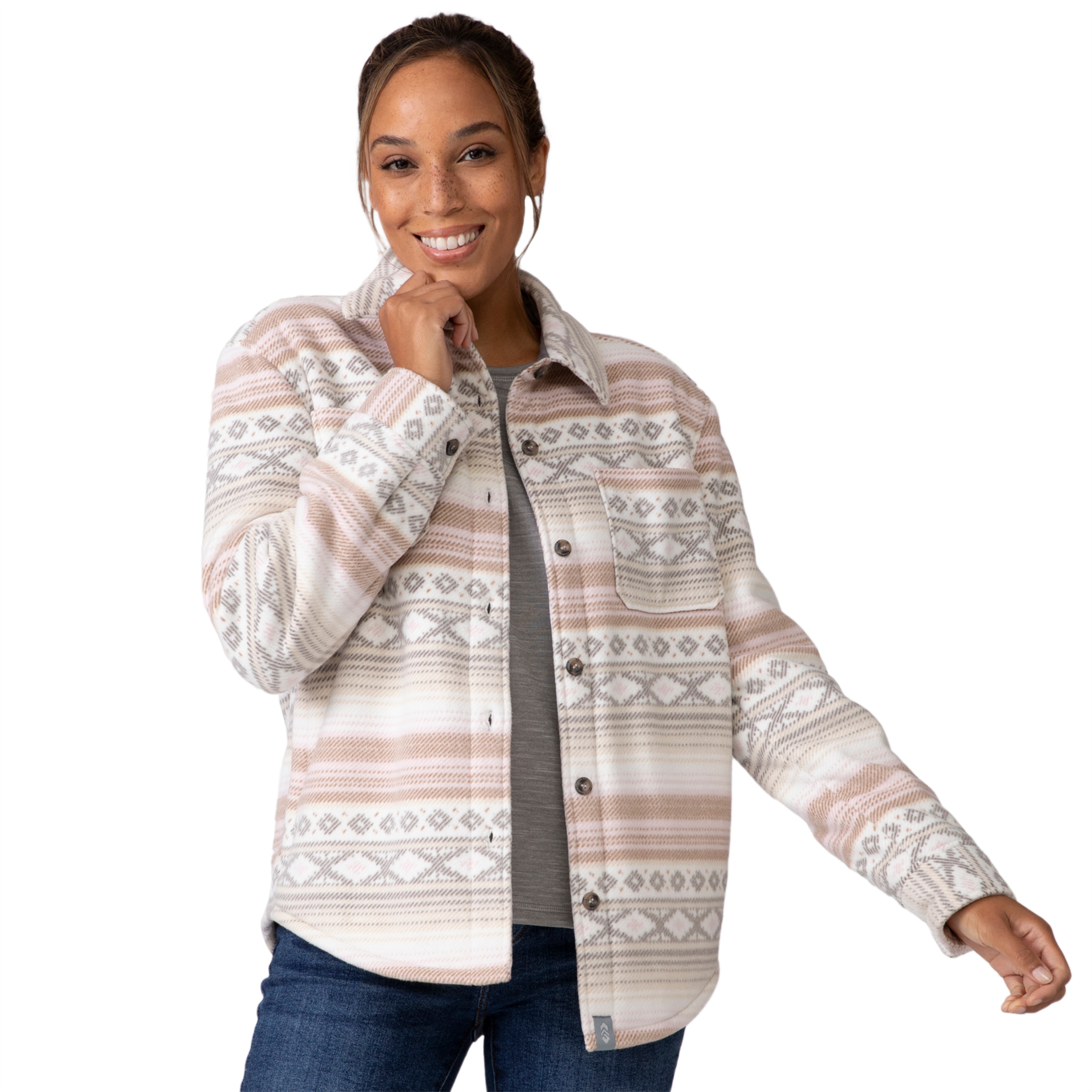 Free Country 419LOF4888 BLUSH L Jackets-Coats - View #6
