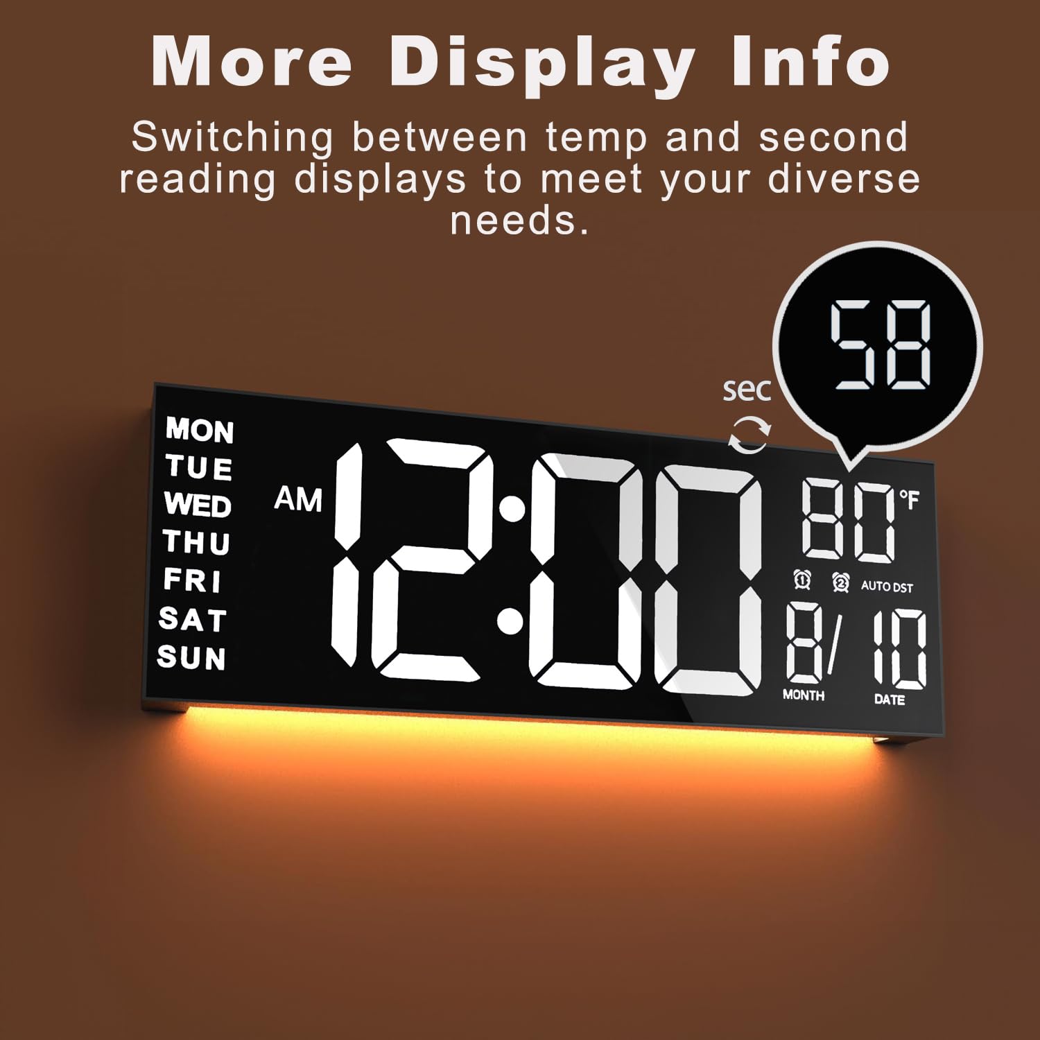 JALL PH11-WHITE Indoor-Outdoor-Clocks - View #6