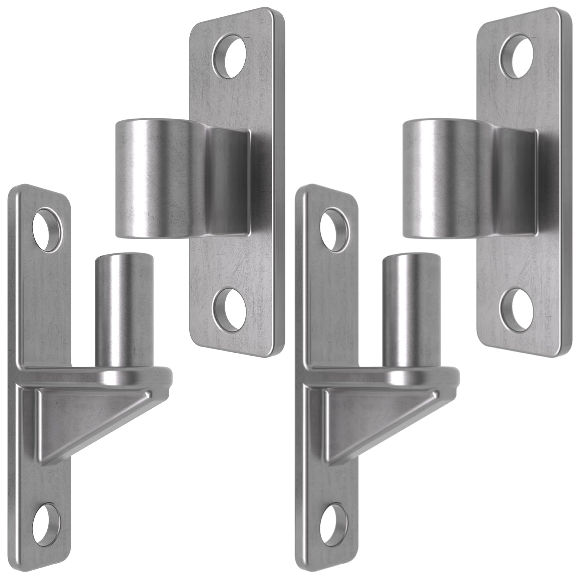 Aoibox  304 Stainless Steel Wall Mounted Gate Hinges with 5 8 in Pin 600 lb Capacity 2 Pack
