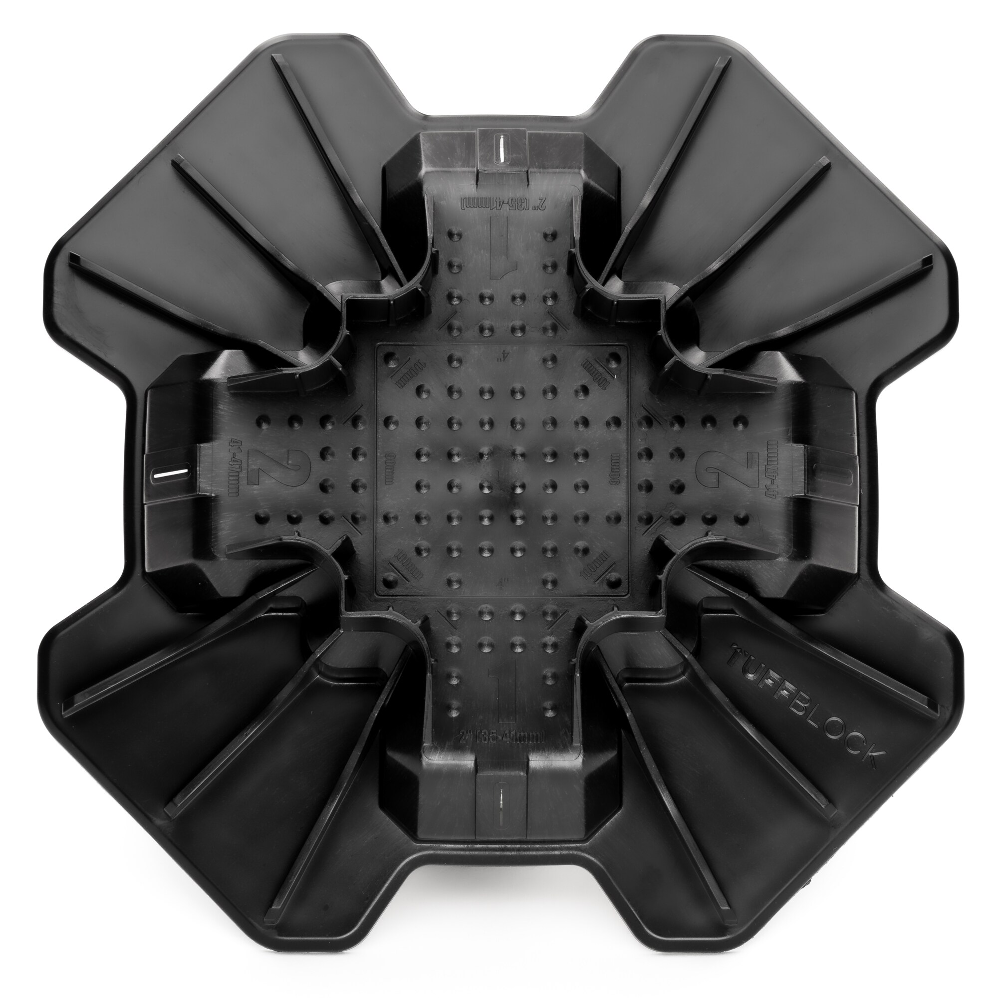 TuffBlock 2-1/2-in Black Polyethylene Deck Support