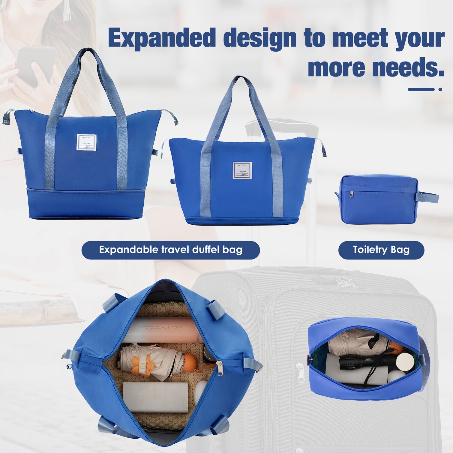 Naturefalls ECKLCO8PE678 Luggage-And-Luggage-Sets - View #7