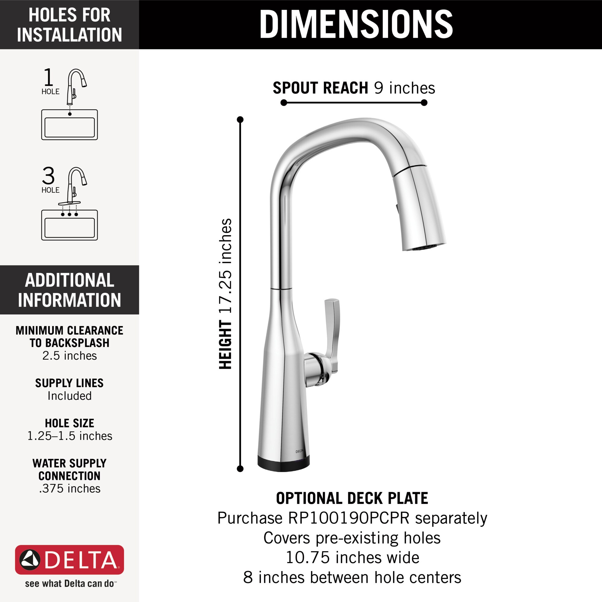 Delta 9176TV-PR-DST Kitchen-Faucets - View #5