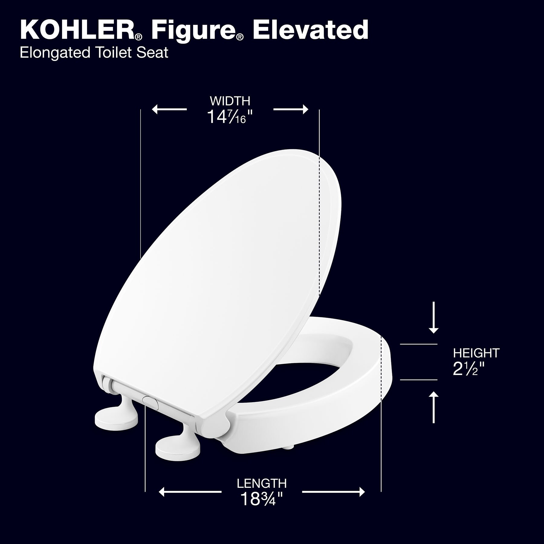 Elongated toilet seats discount