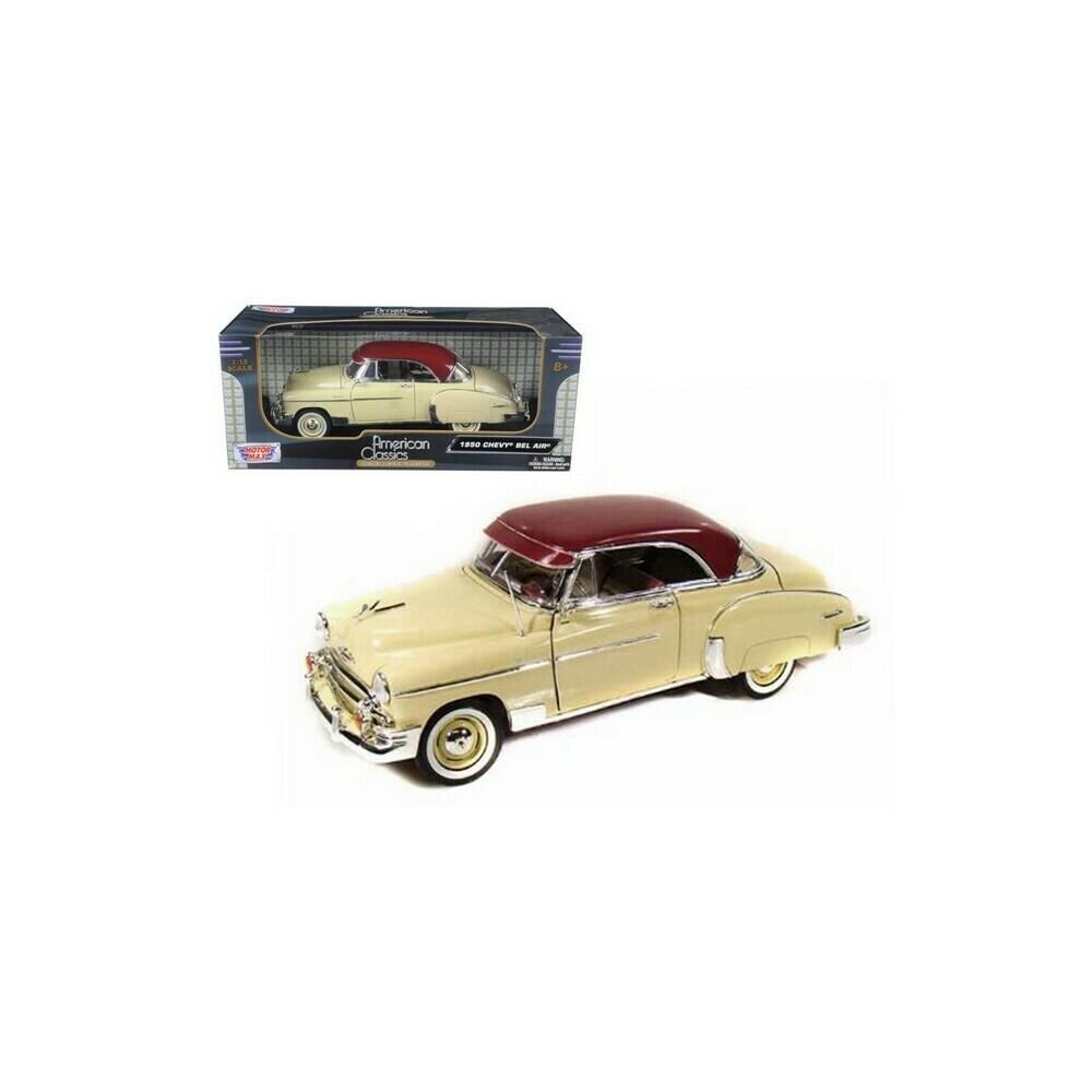 Motormax Motormax 73111cr 1950 Chevrolet Bel Air Cream 1-18 Diecast ...