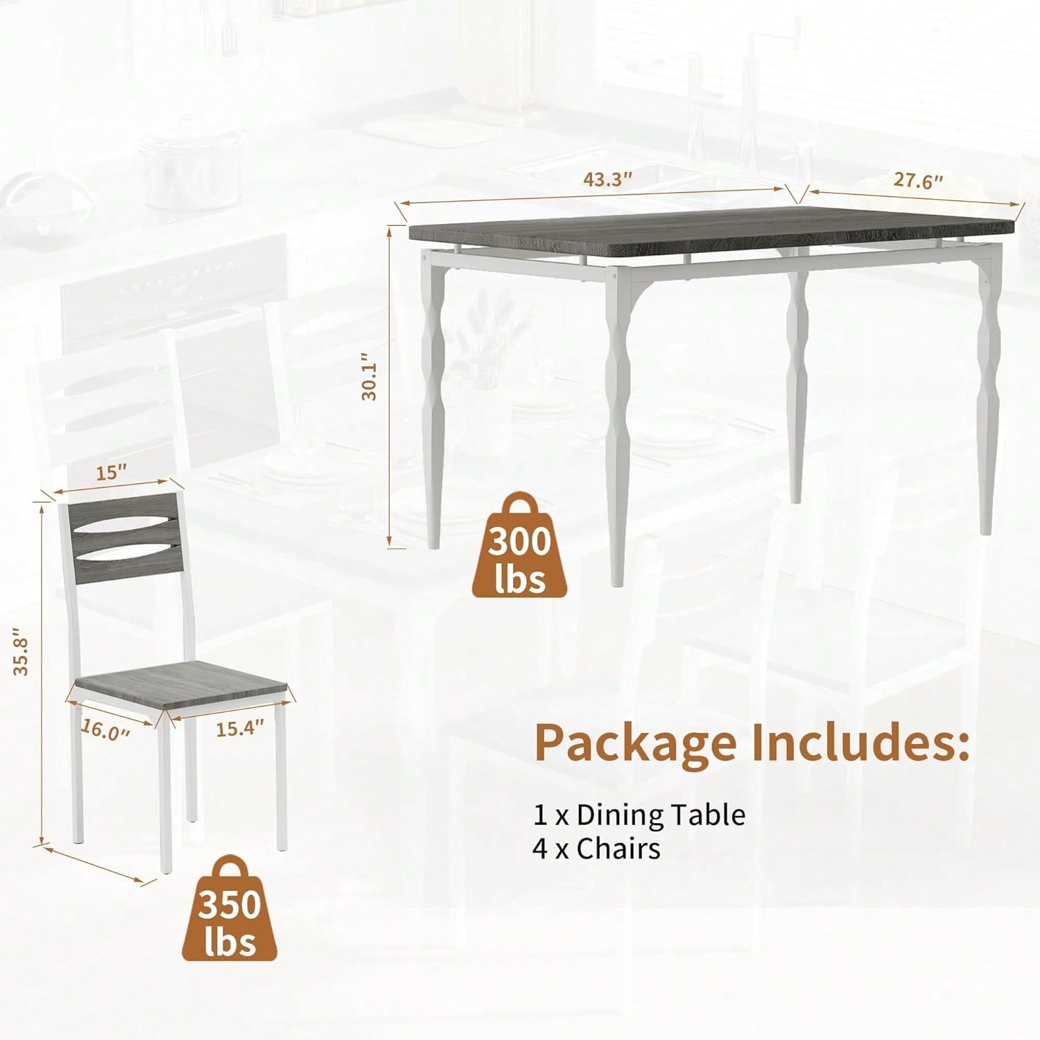 IdealHouse LW-JAS-F9XH Dining-Tables - View #4