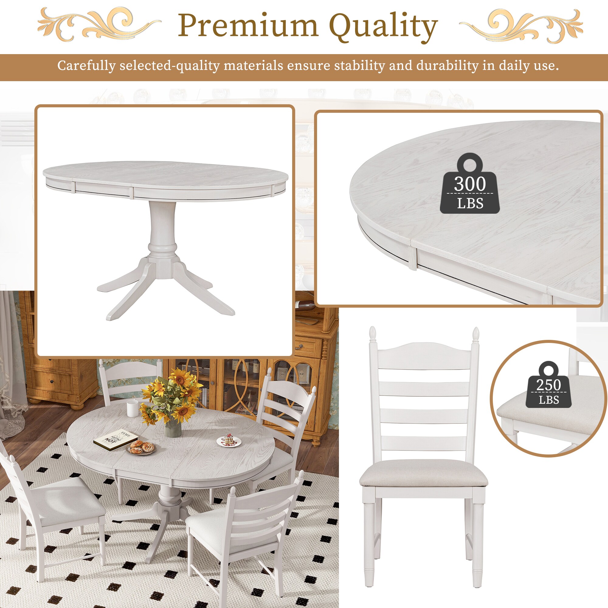 SINOFURN SYA330116WT Dining-Sets - View #14