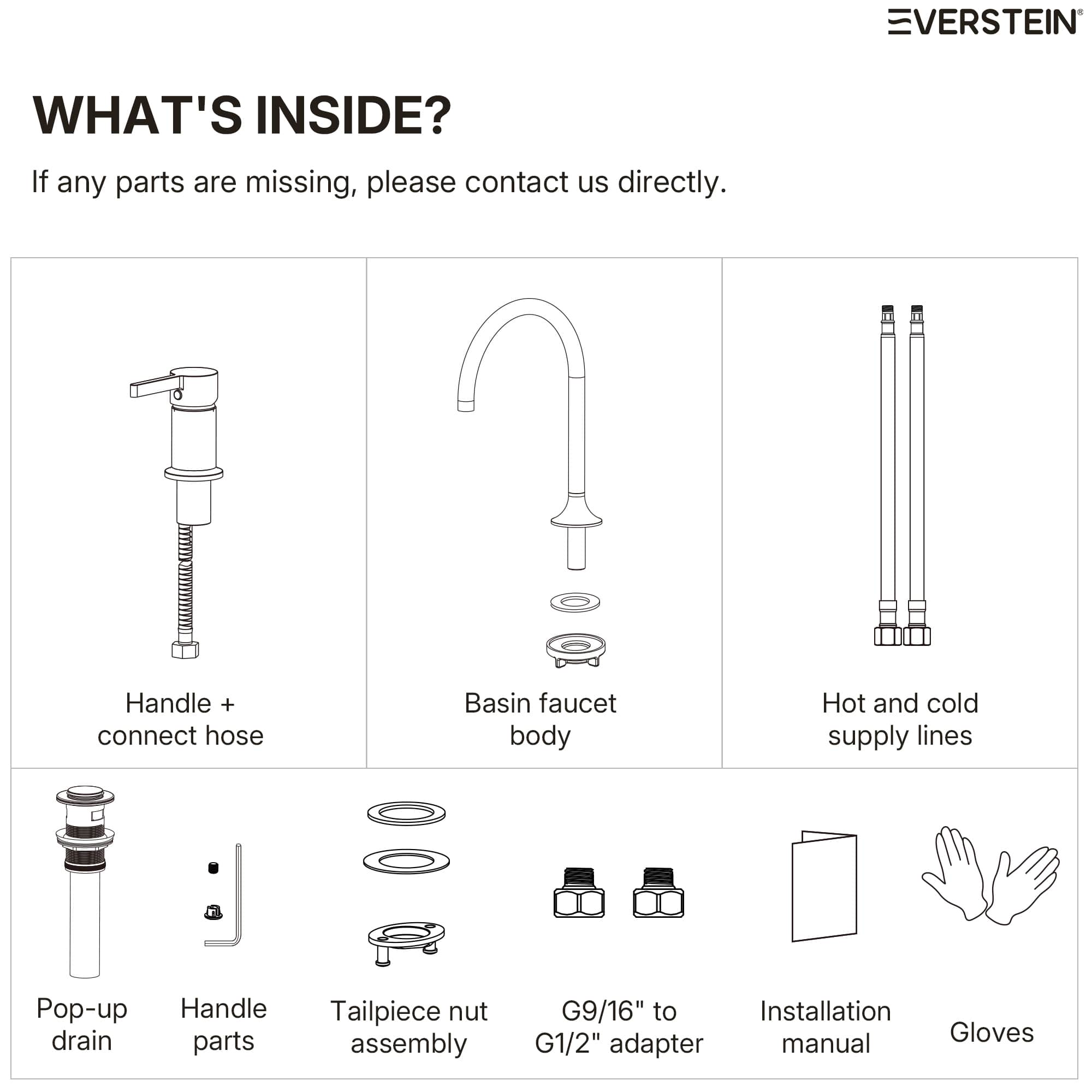 EVERSTEIN SFS-1321B-NK Lavatory-Faucets - View #12