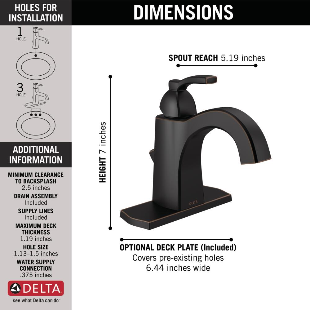 Delta 15768LF-OB Lavatory-Faucets - View #5