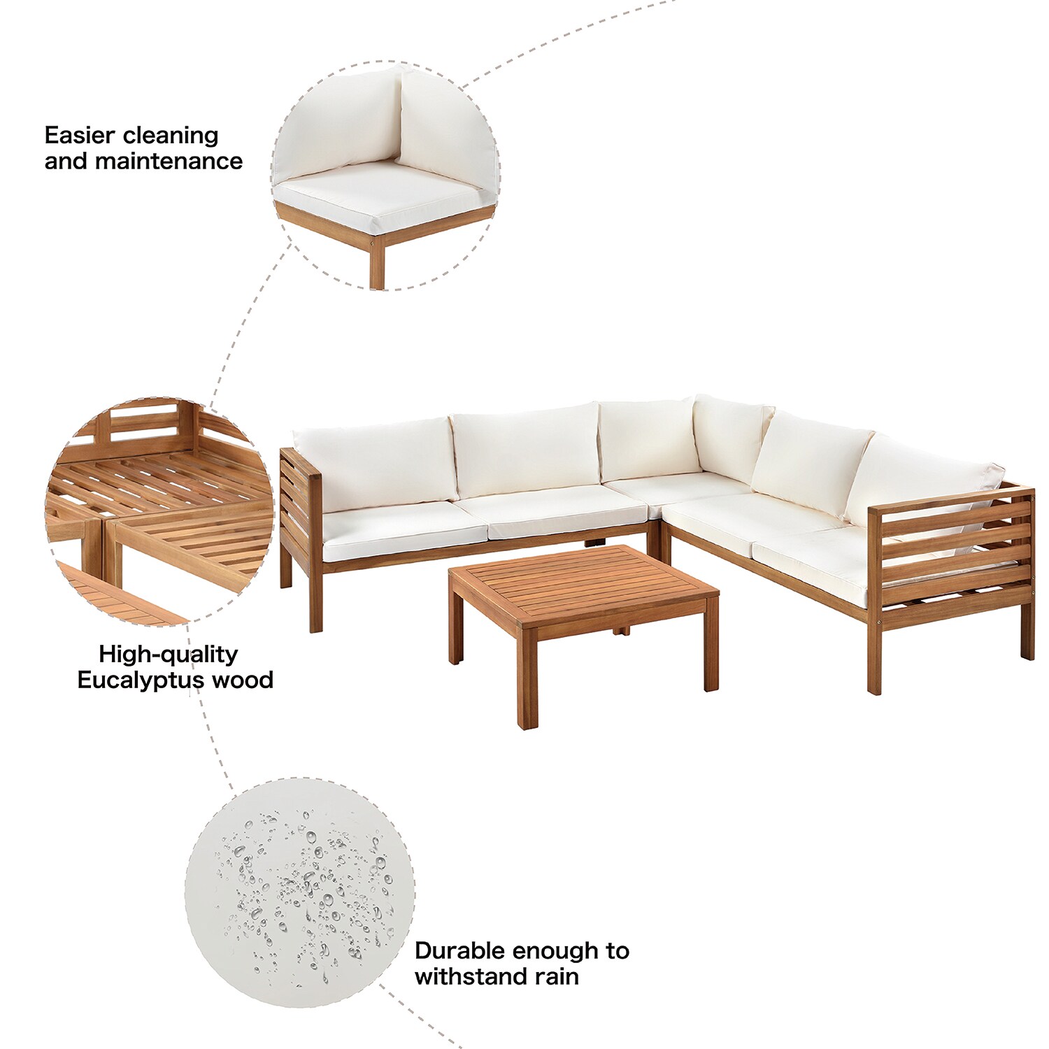 Bybafun YA3800081 Patio-Sofas-Daybeds - View #3