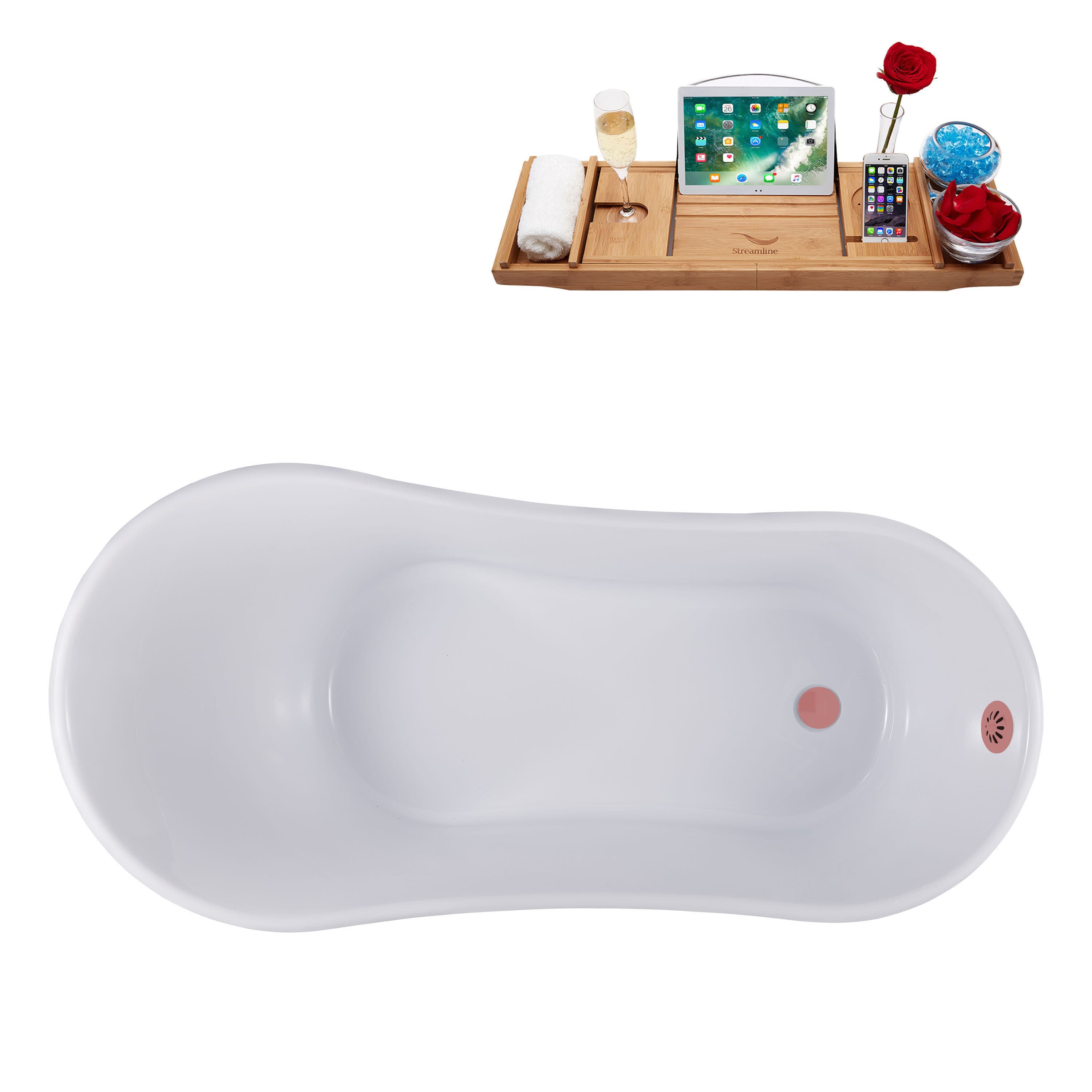Streamline N357PNK-PNK bathtubs - View #6