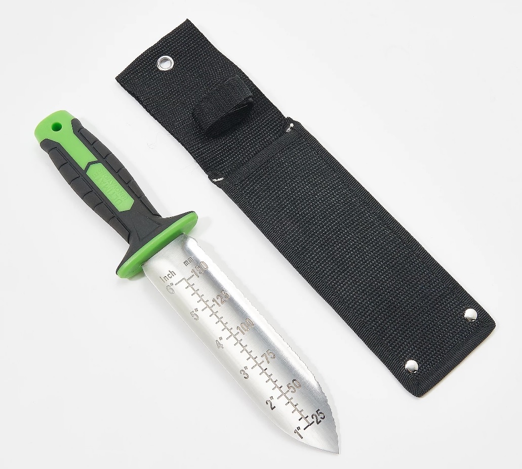 Ultimate Innovations HISCHK-GREEN 7-Inches Stainless steel Multipurpose garden hand tool