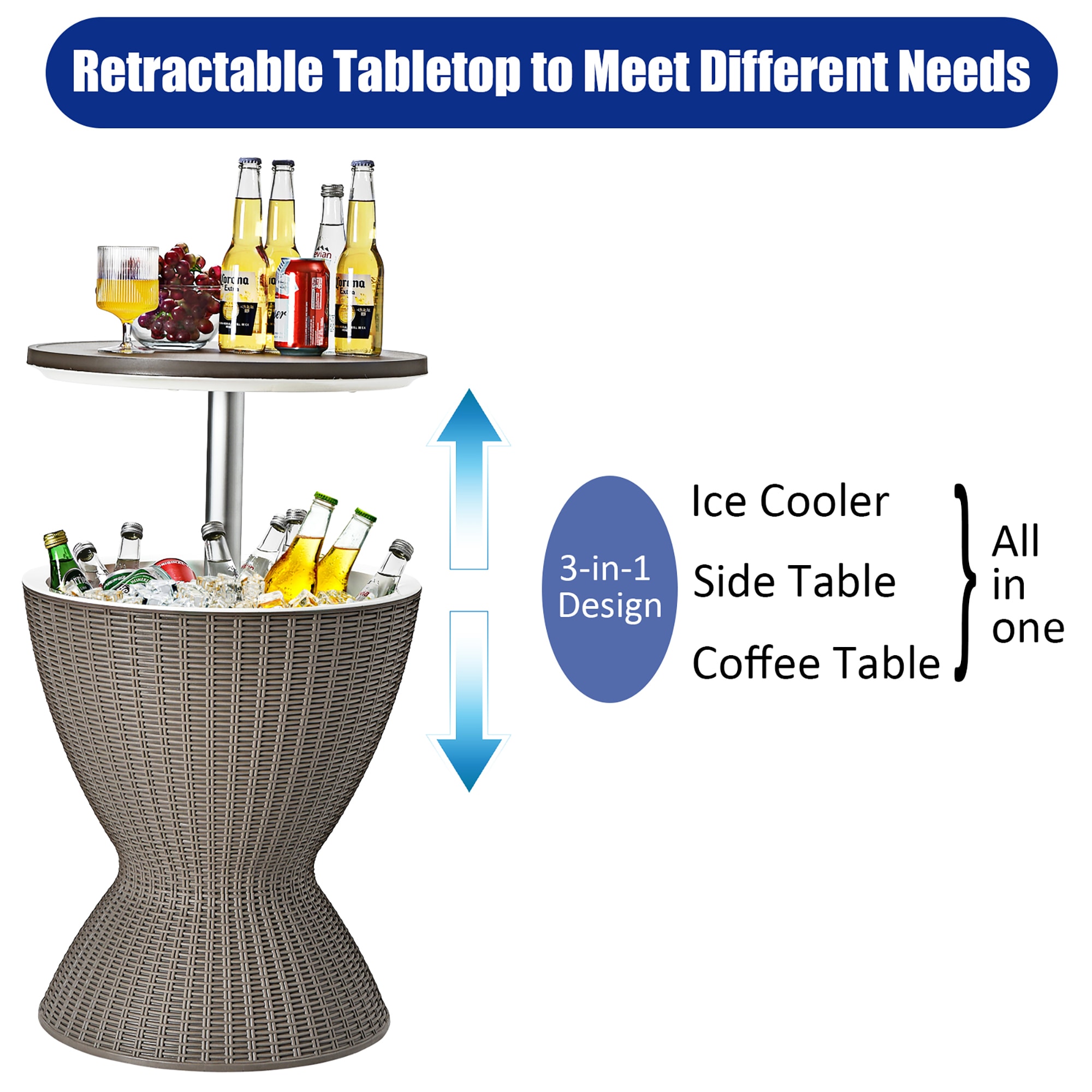 Costway HCST12790 Ice-Buckets - View #6
