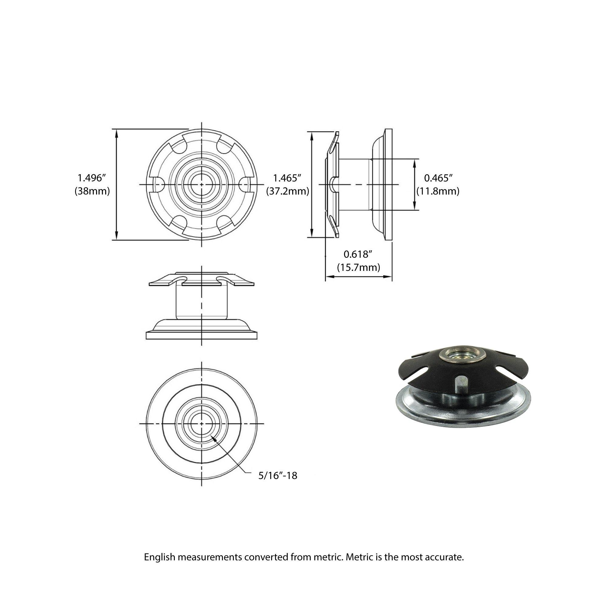 Outwater 3P1.14.00152 casters - View #3