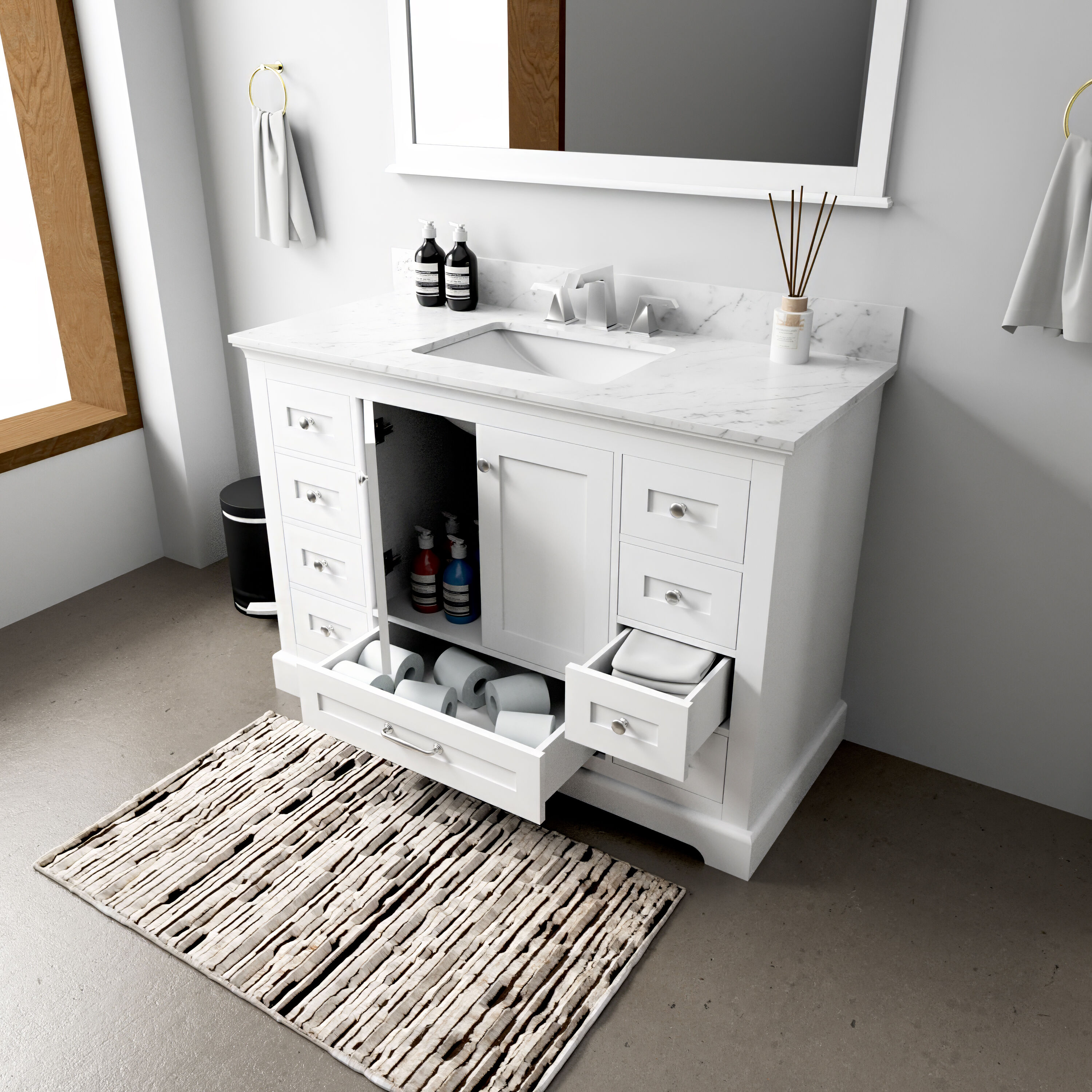 Lexora LD342248SADSM46F Bath-Vanity-Combo - View #5