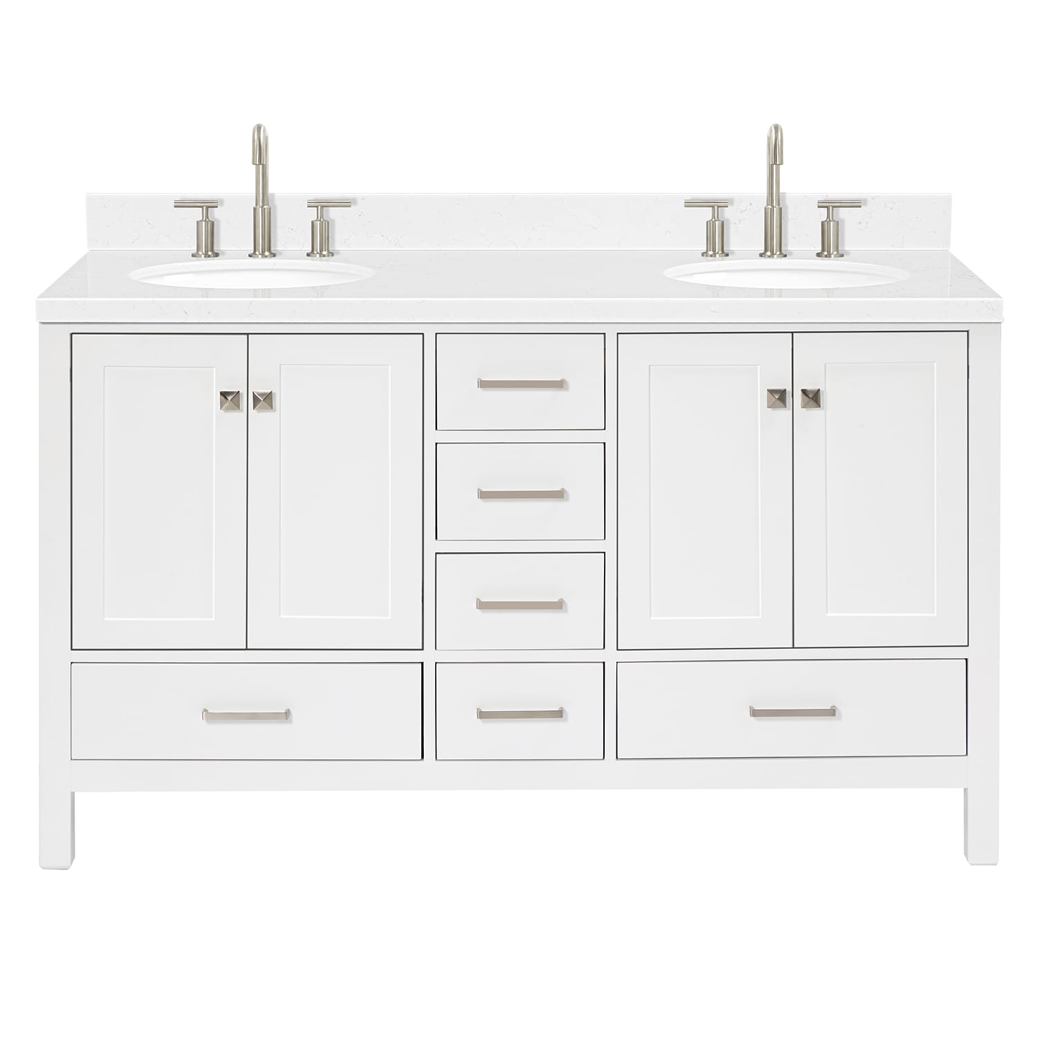 ARIEL A060DCQOVOWHT Bath-Vanity-Combo - View #2