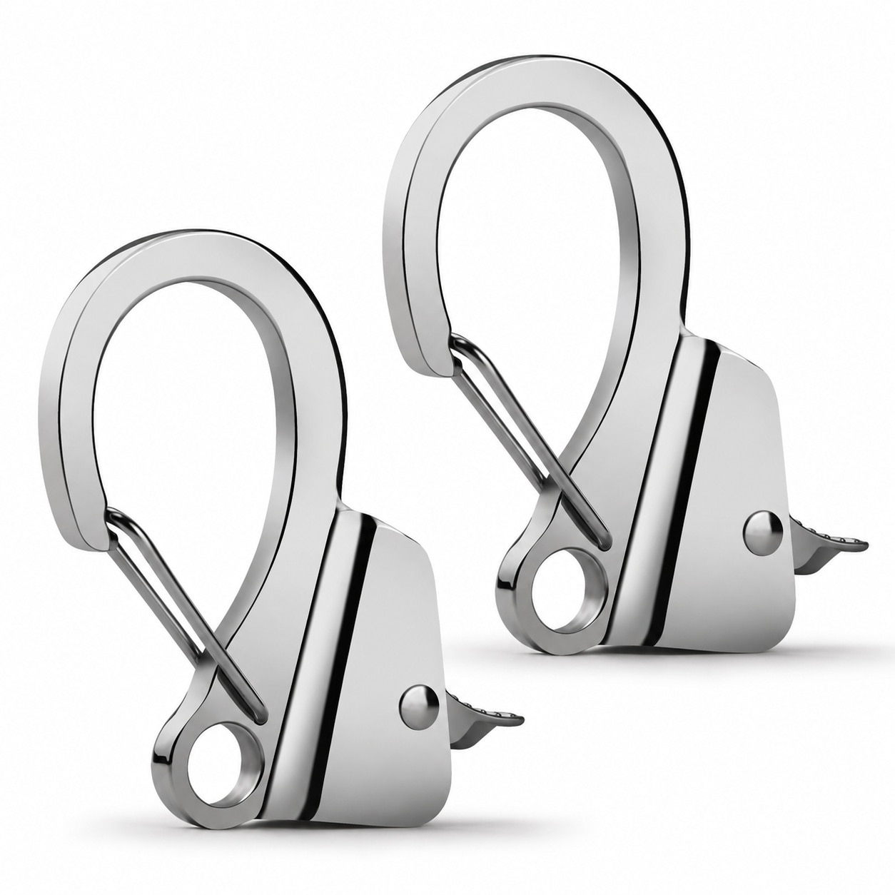 Etokfoks  stainless steel boat anchor hook quick release knotless anchor system for 3 8 to 5 8 inch rope up to 9000 lb capacity
