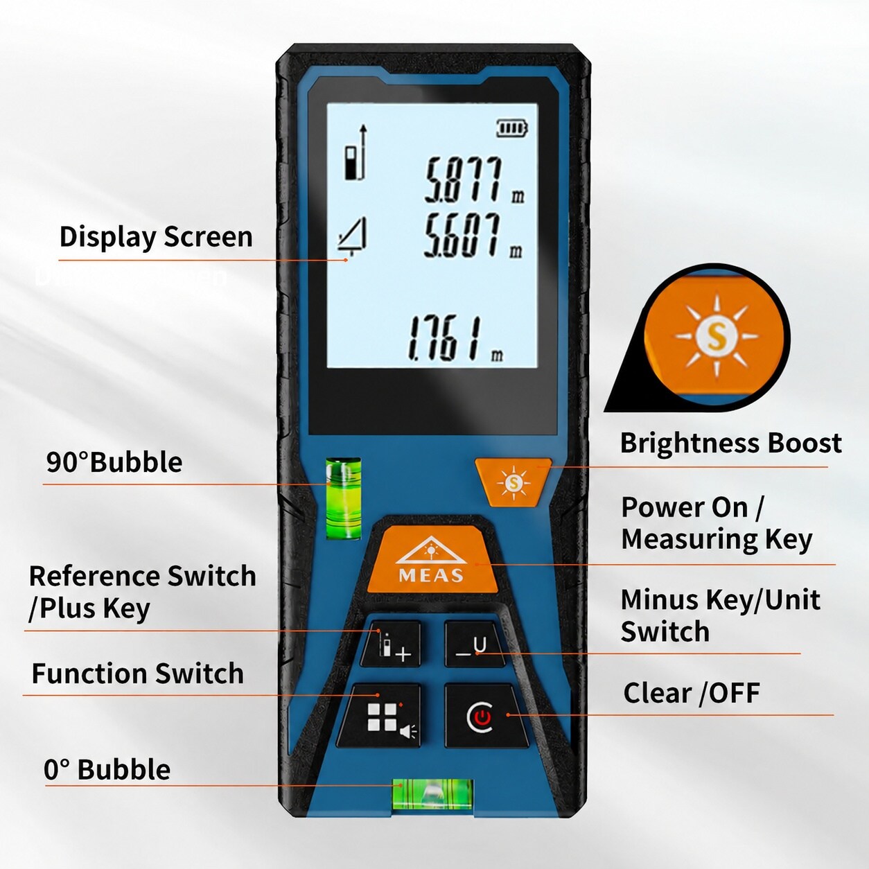 Ahfiwaso LAH0709H082 Laser-Distance-Measurers - View #5