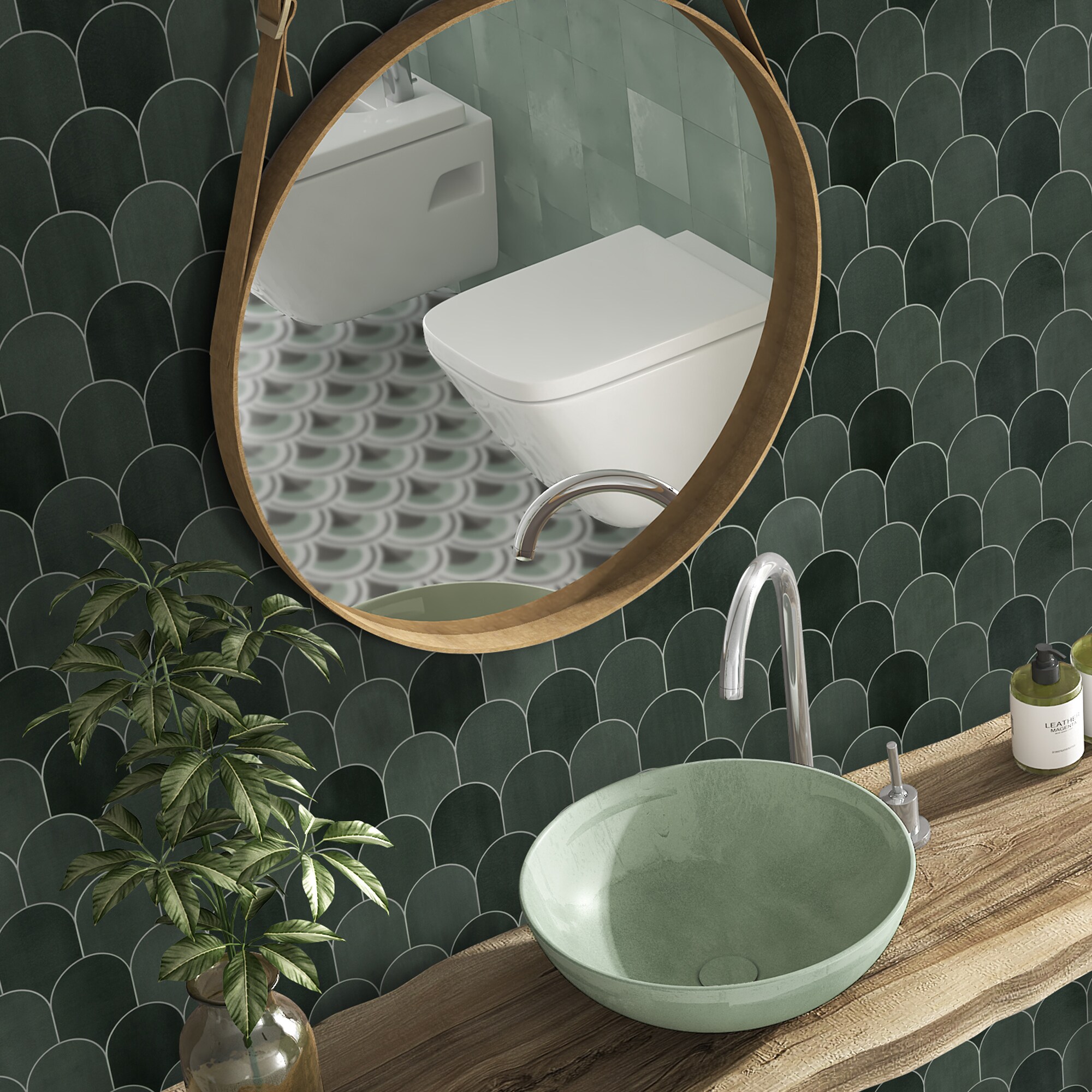 SUNWINGS HEXM-BLU-45 Ceramic-Tile - View #5