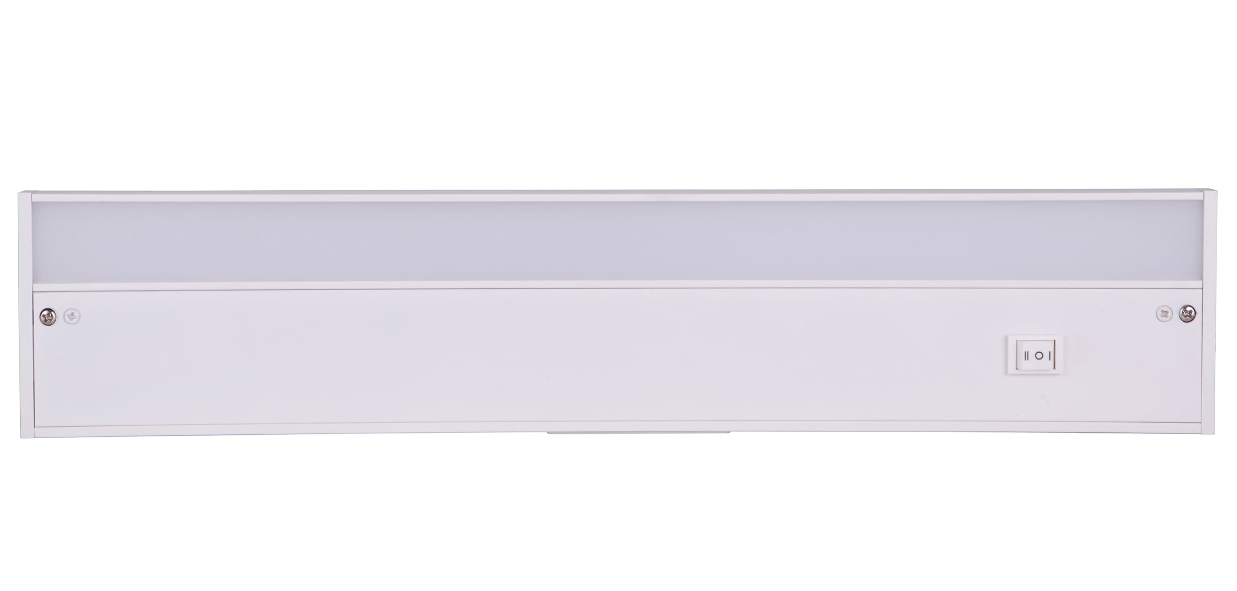 White Aluminum 18" LED Under Cabinet Light Bar