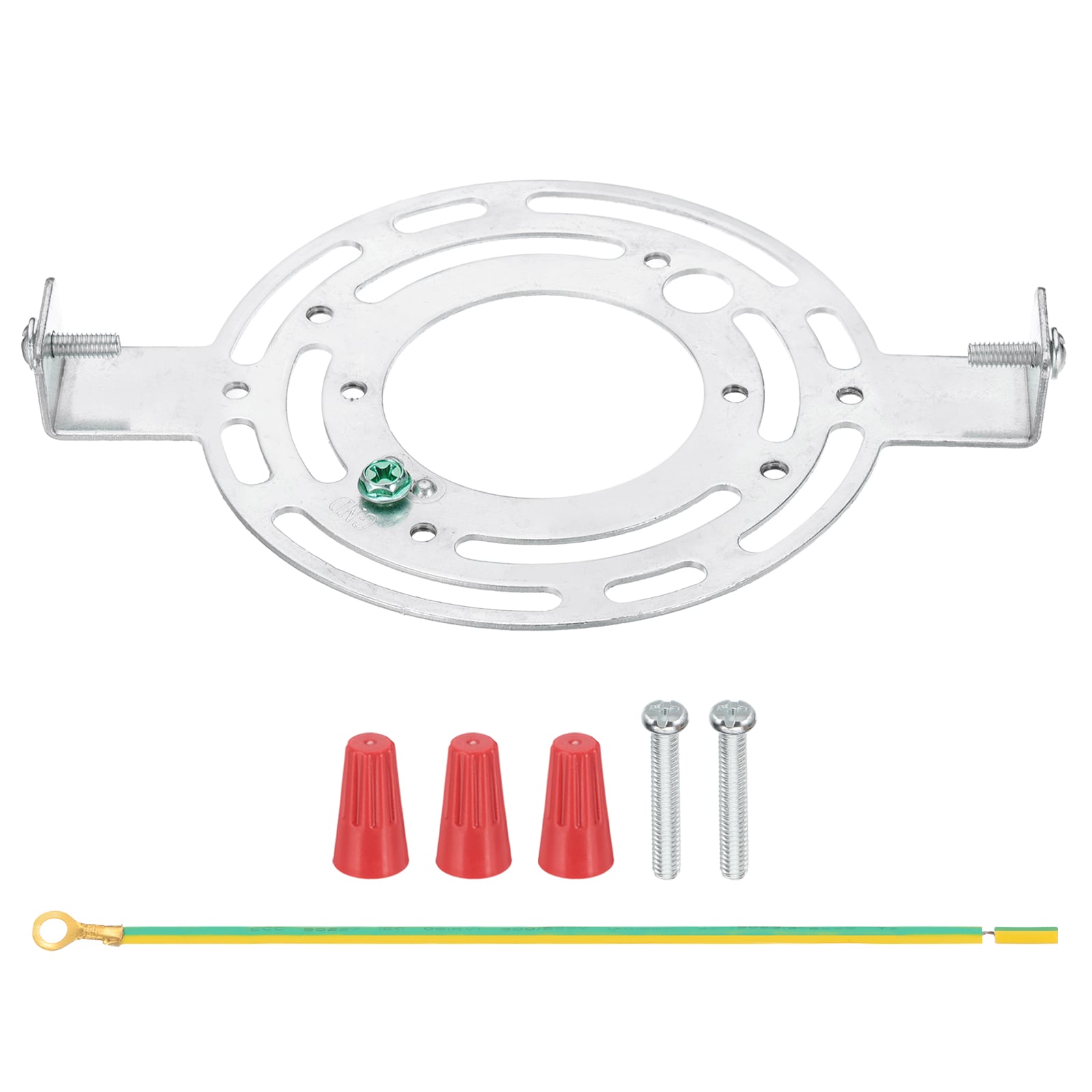PATIKIL 145mm (5.7inch) Universal Light Fixture Mounting Bracket Kit Light Crossbar Round Ceiling Plate with Screw for Wall Lights Ceiling Lighting Pendant Chandelier
