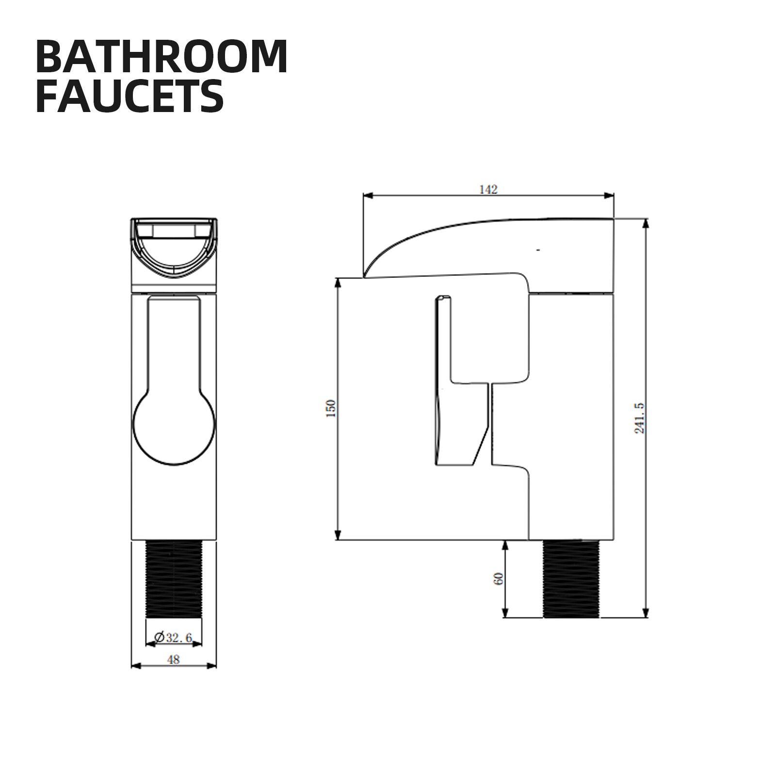 Zalerock L2BF14 Lavatory-Faucets - View #4