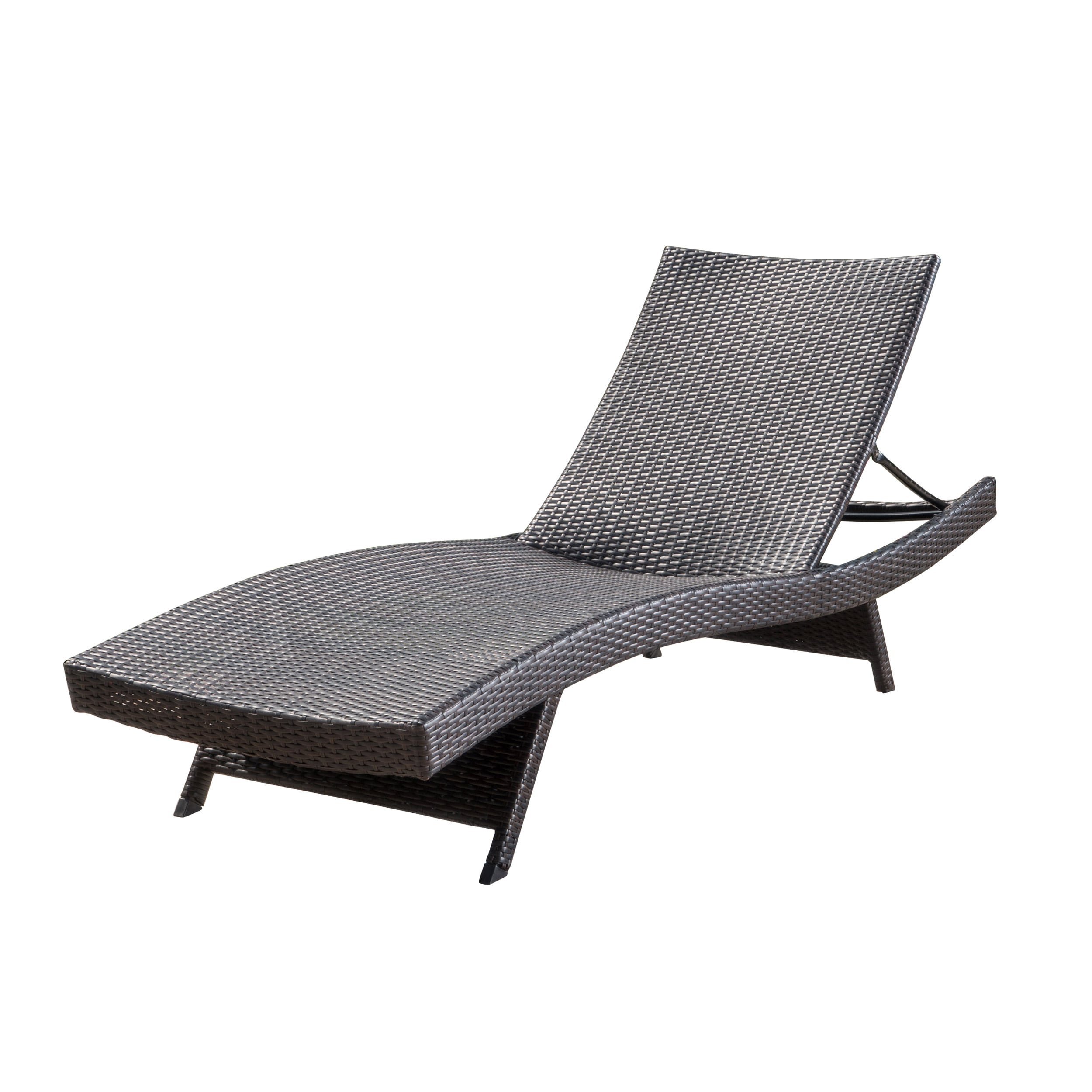 Best Selling Home Decor Salem Wicker Stackable Brown Plastic Frame  Stationary Chaise Lounge Chair(S) With Woven Seat In The Patio Chairs  Department At Lowes.Com