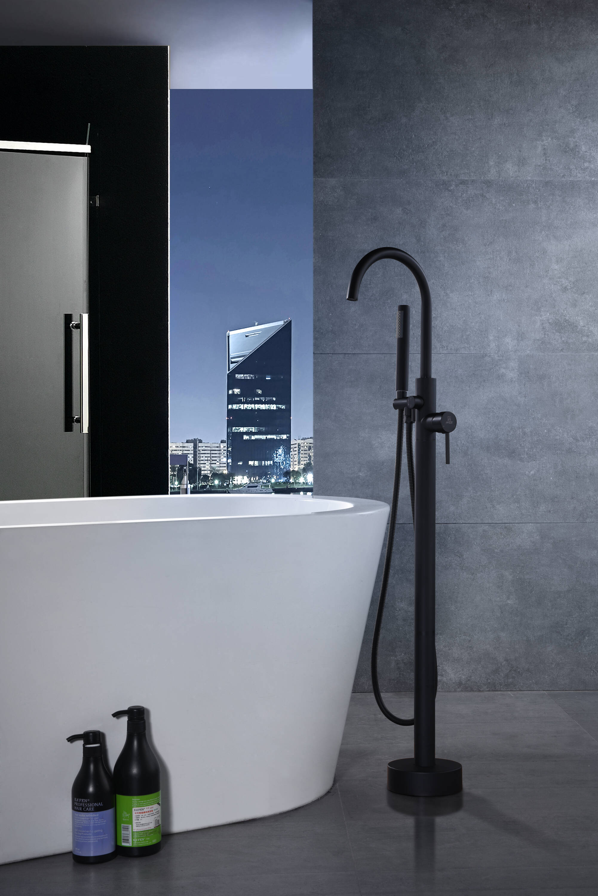 ANZZI FS-AZ0047BK Roman-Tub-Faucets - View #3